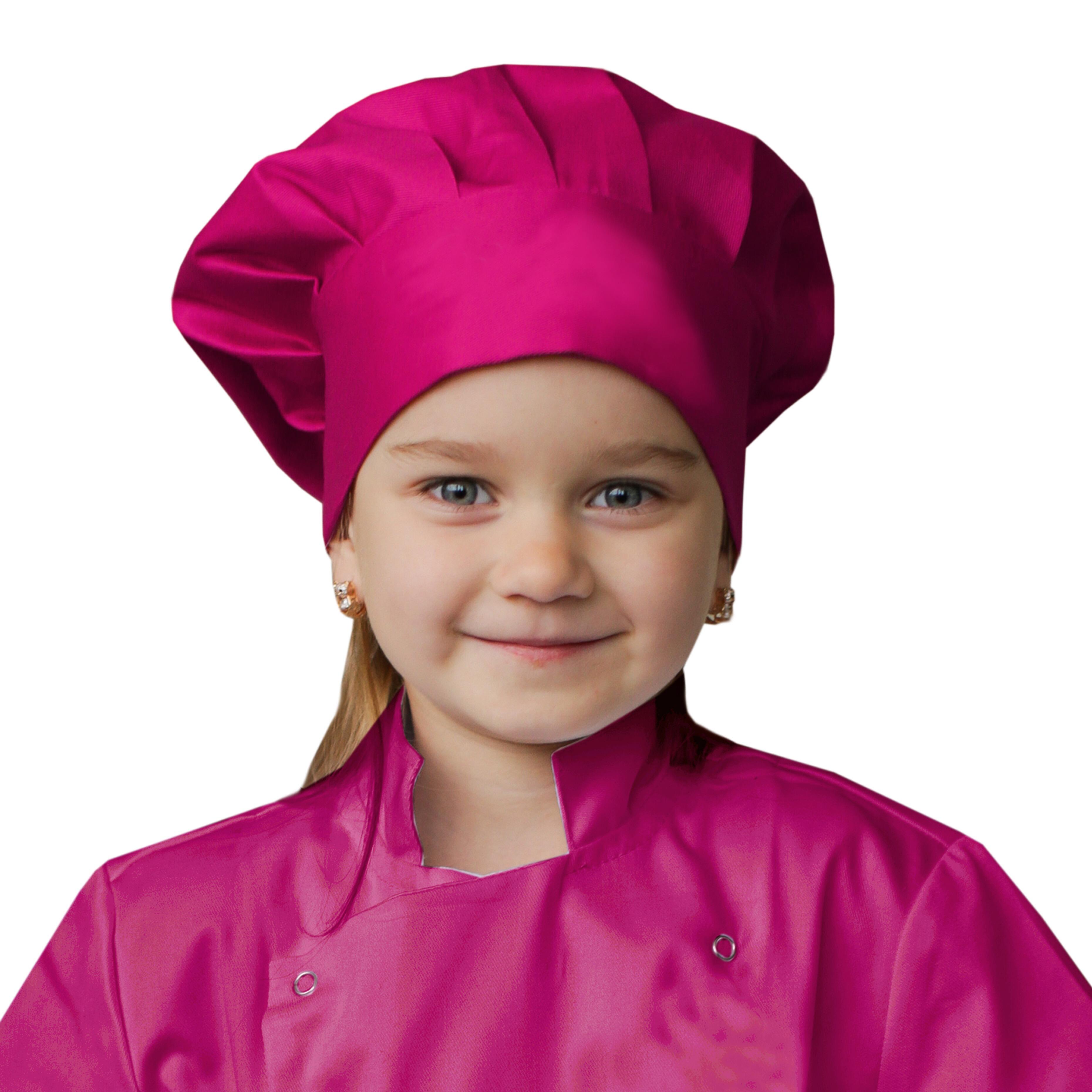 Personalised Hot Pink Kids Chef's Hat