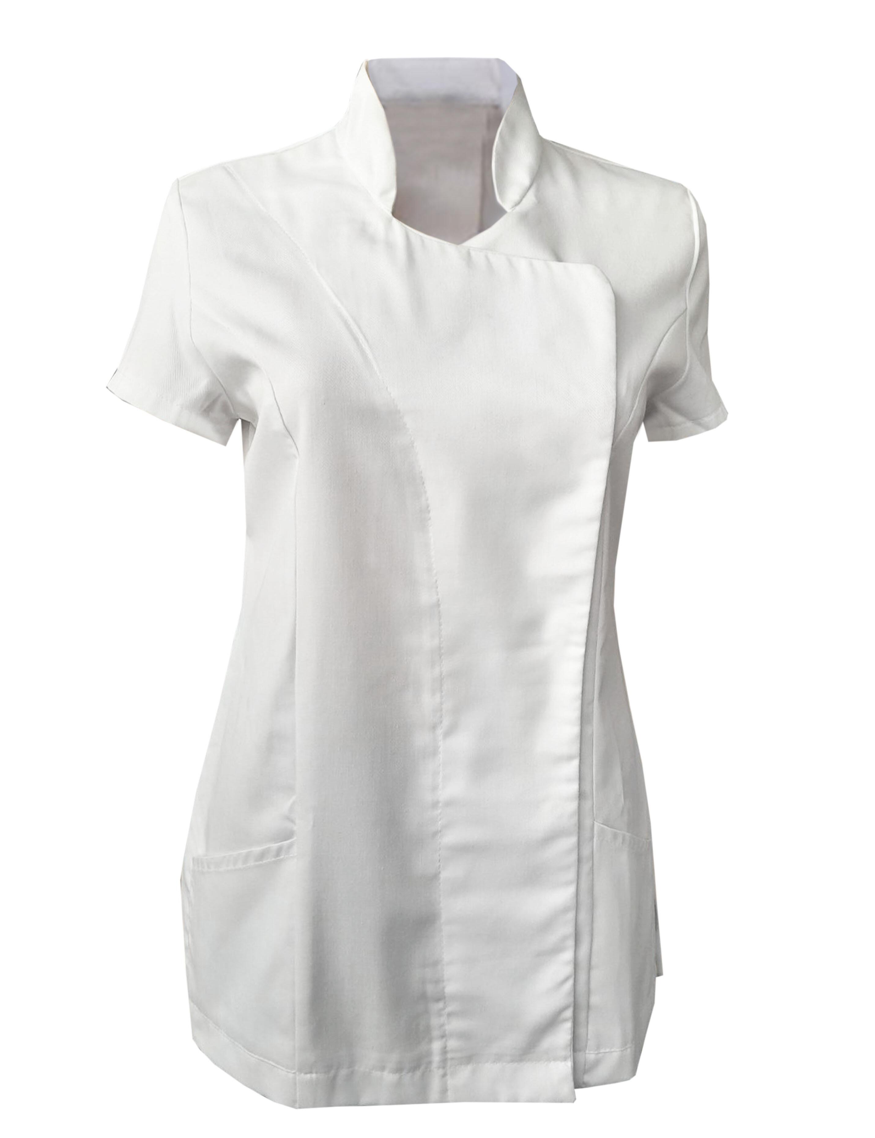 Nibano Women's Beauty & Medical Tunic White