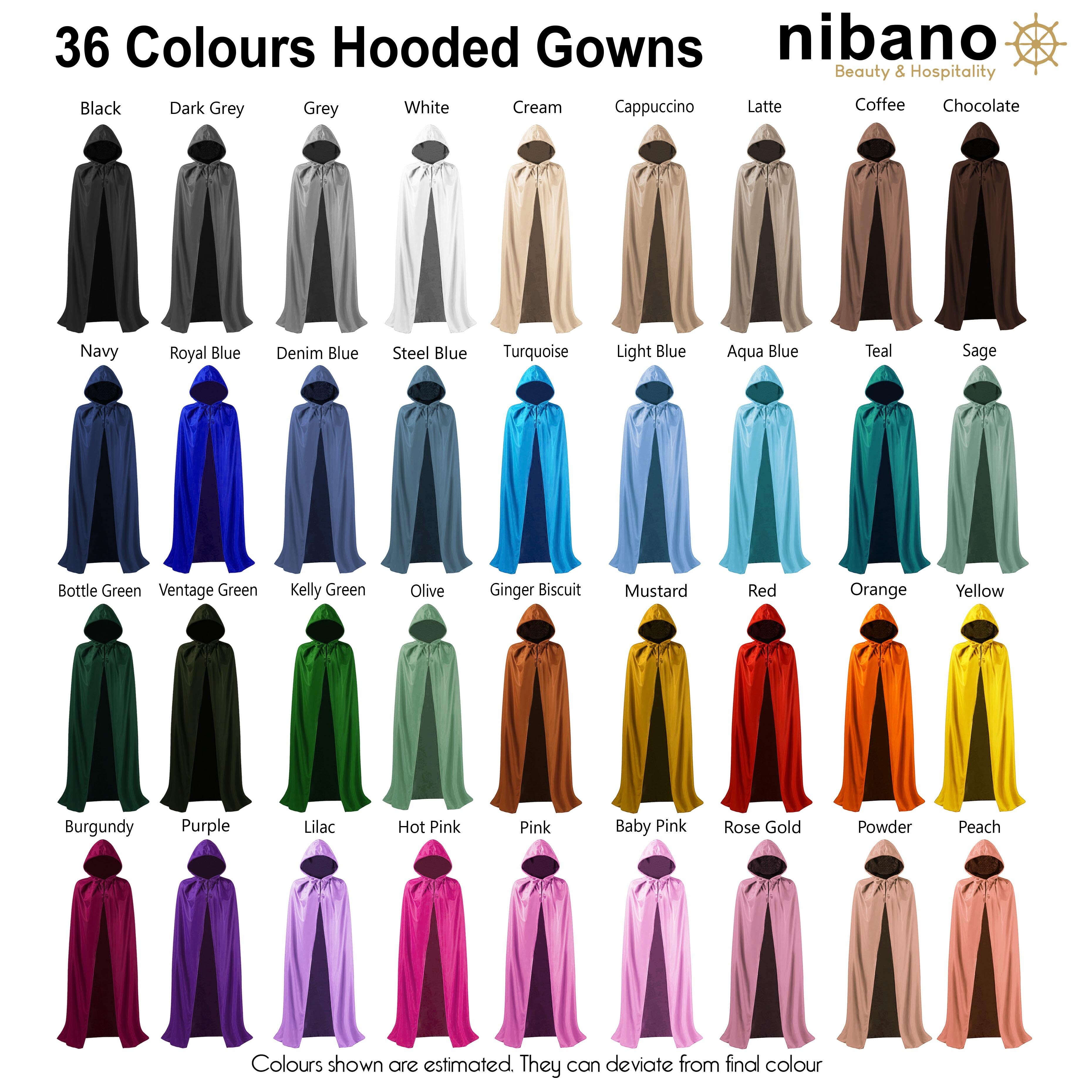 Hooded Hair Cutting Show Cape aqua blue