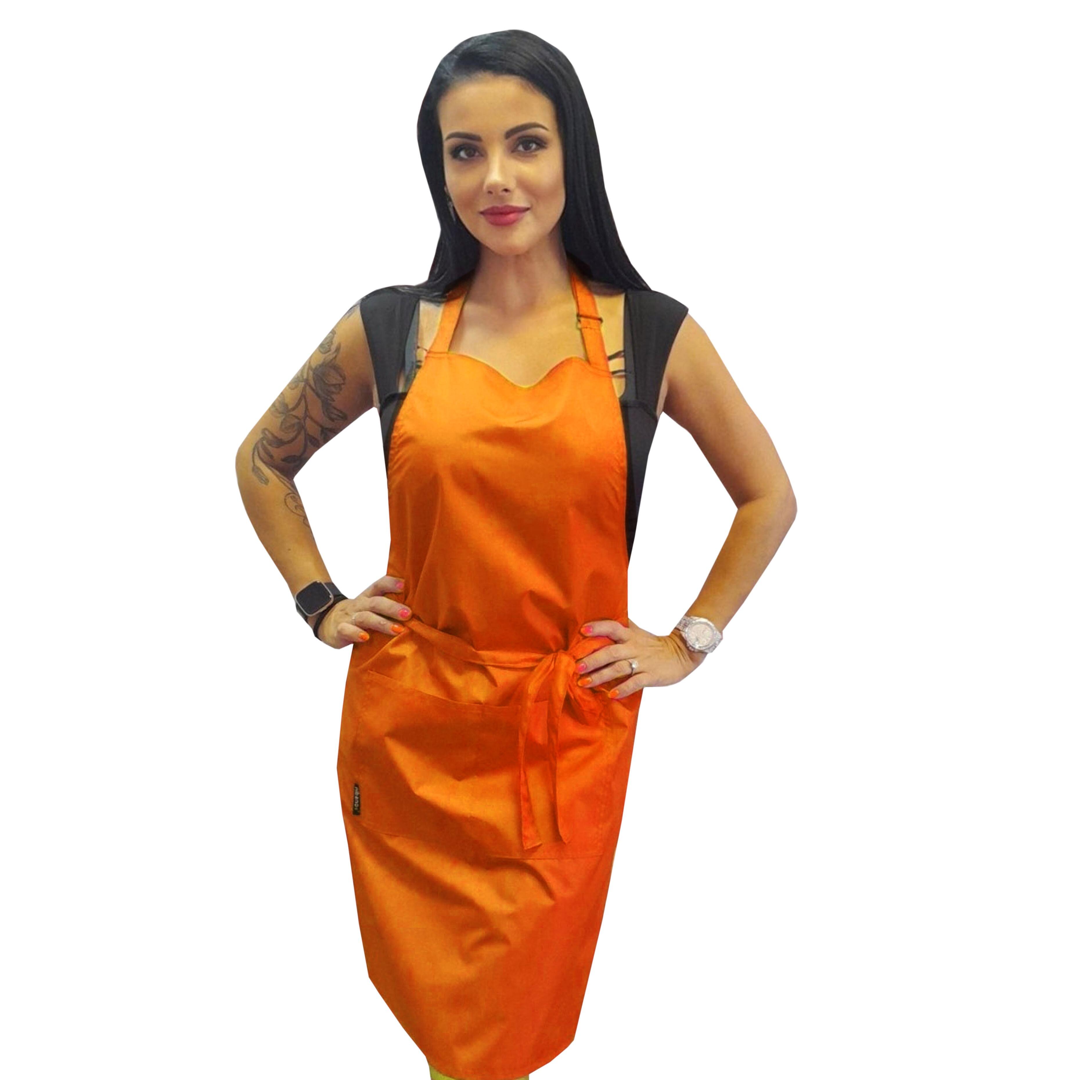 Nibano Waterproof Hairdressing apron orange