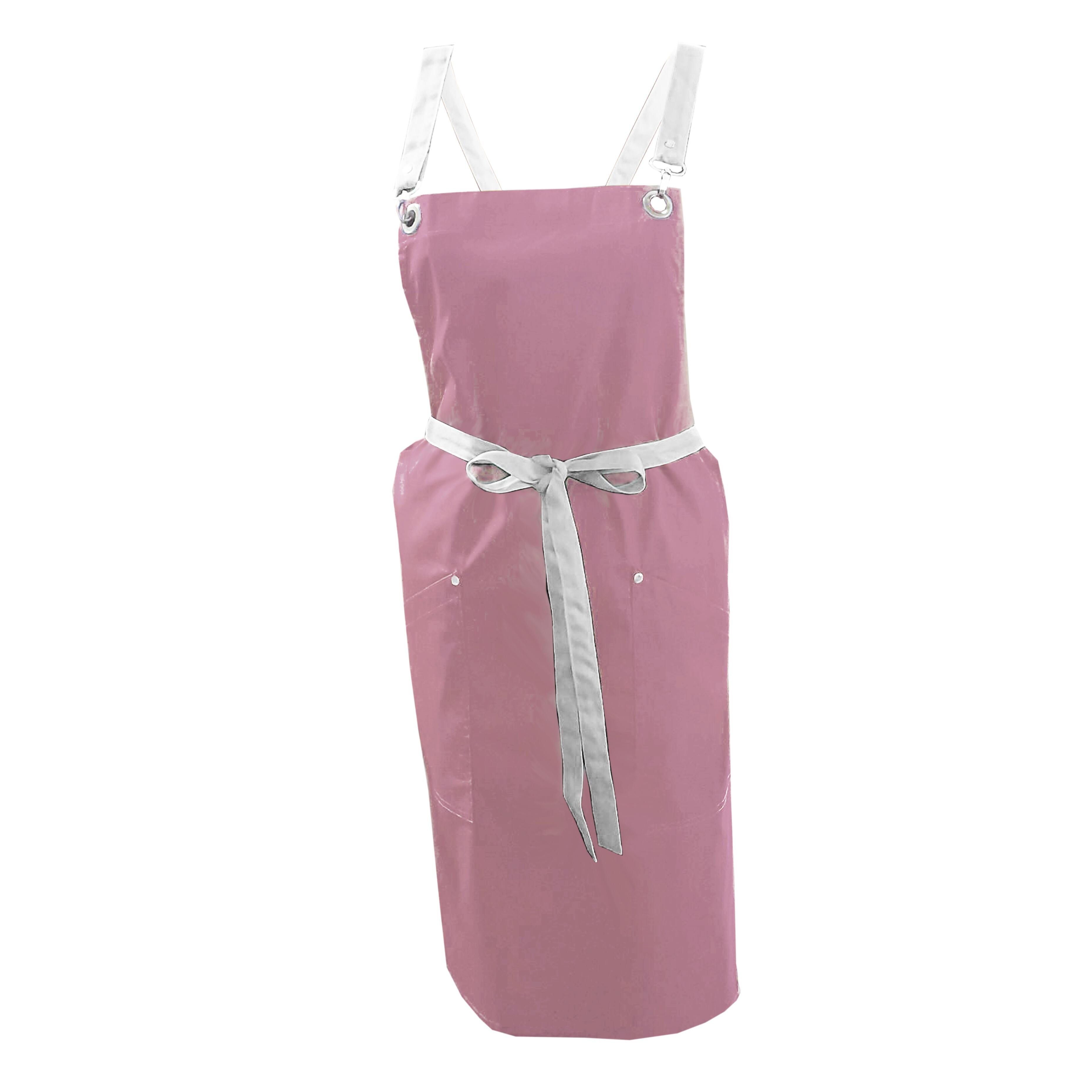 Custom Apron with Crossover Ties Rose Gold