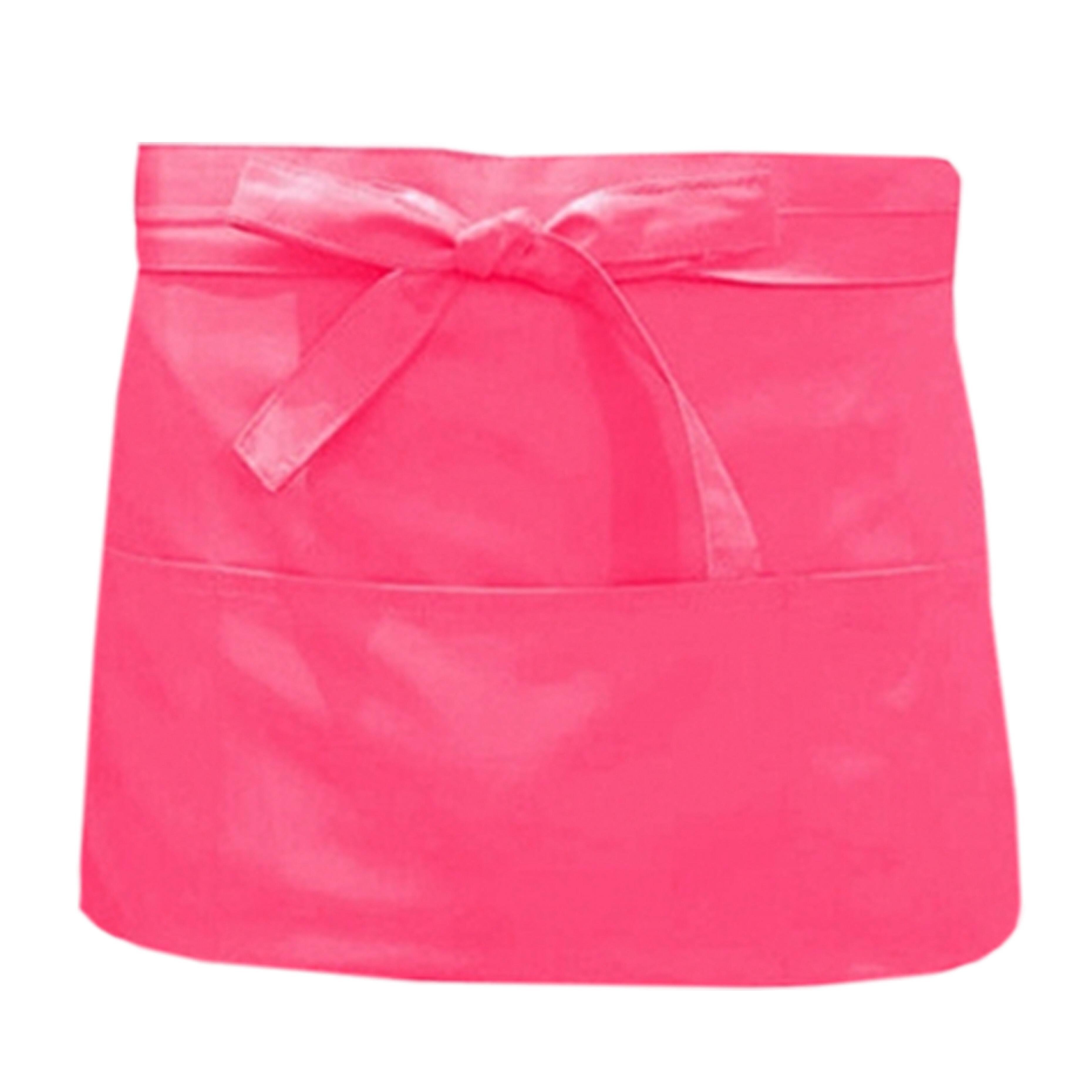Nibano short waist apron with pockets Coral