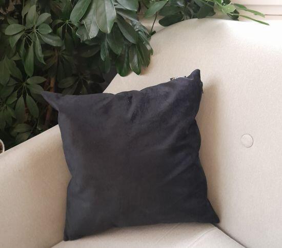 Luxurious Velvet Cushion Black