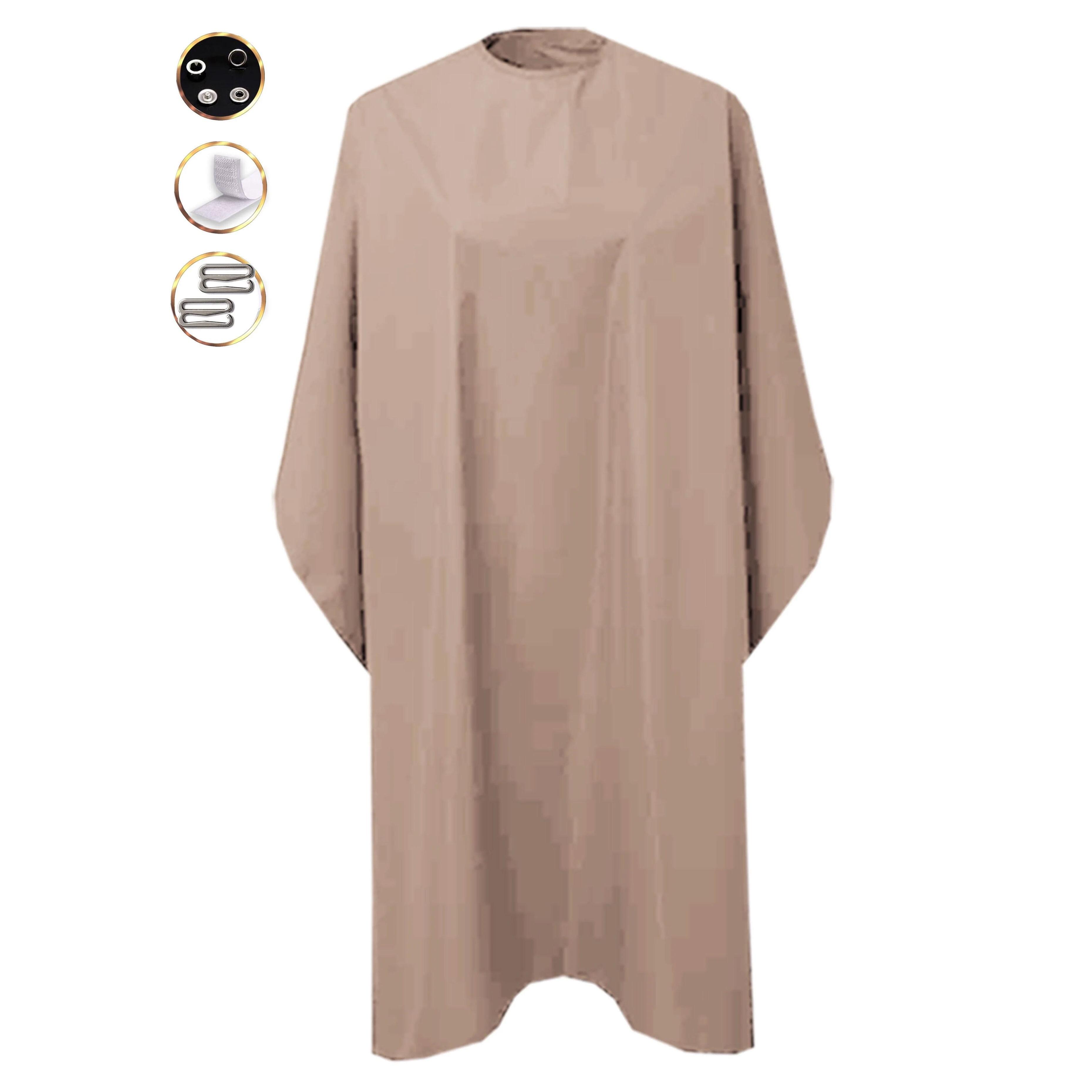Hair Salon Cape with hand slits Latte
