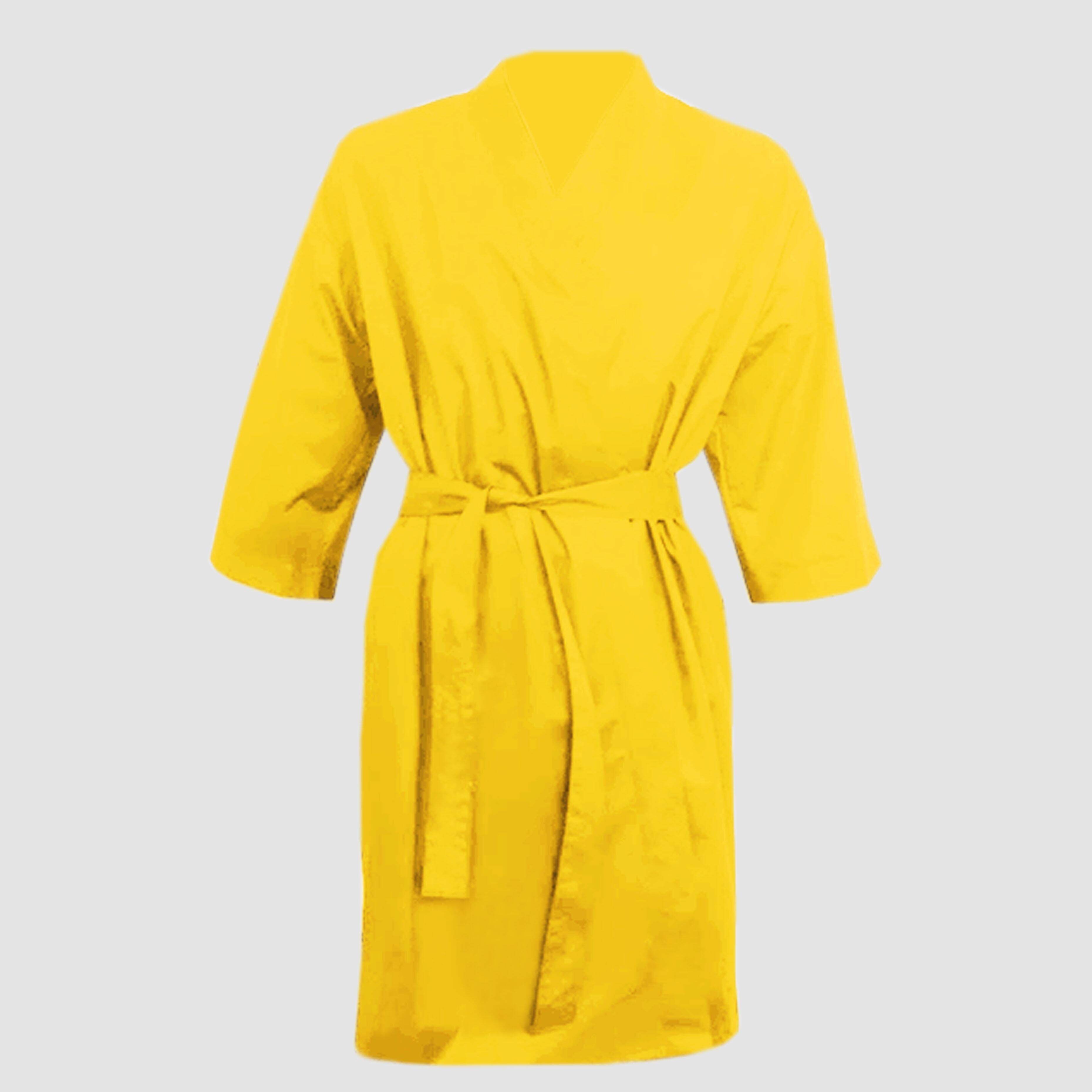 Nibano Hairdressing kimono gown yellow