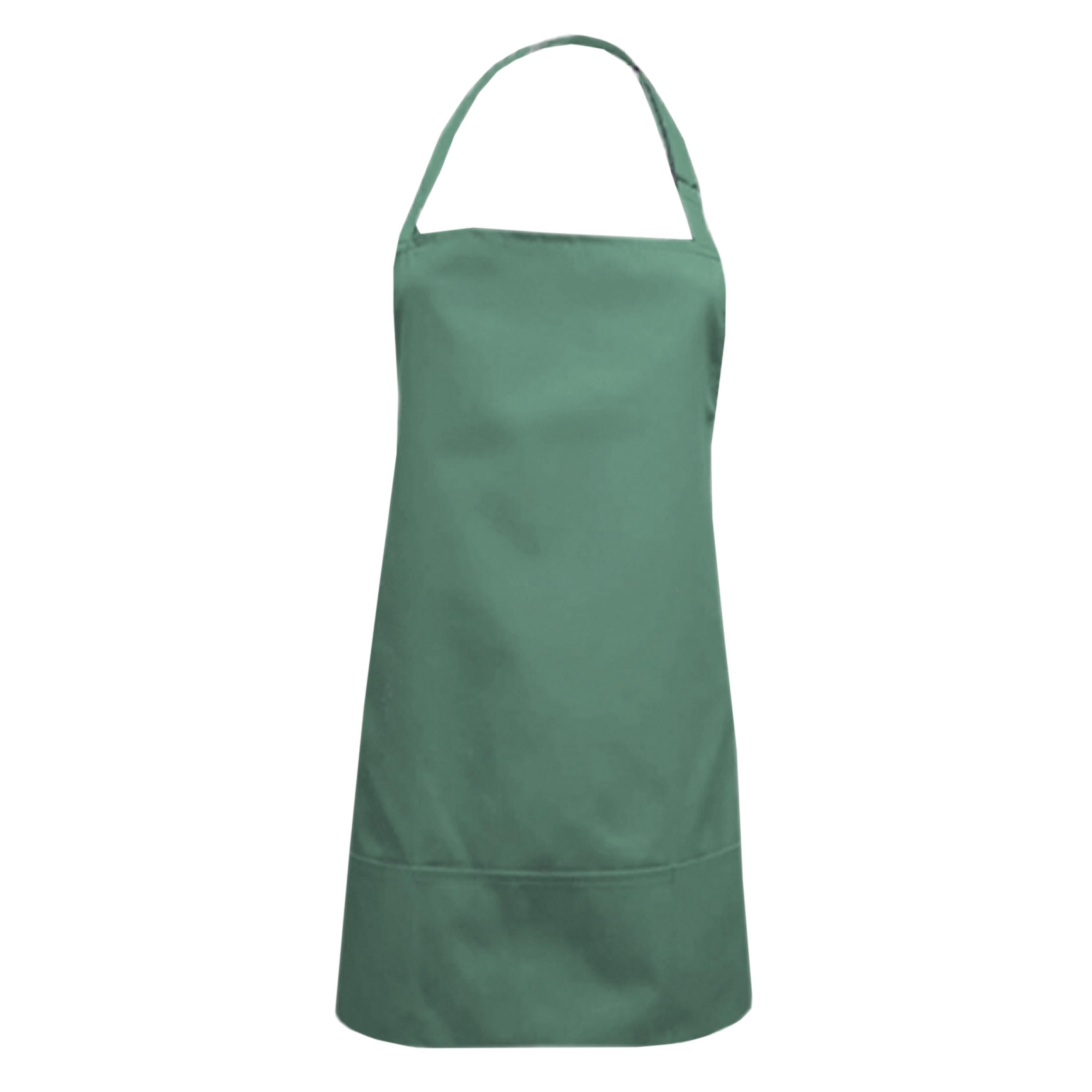 Custom Olive Short Bib Apron