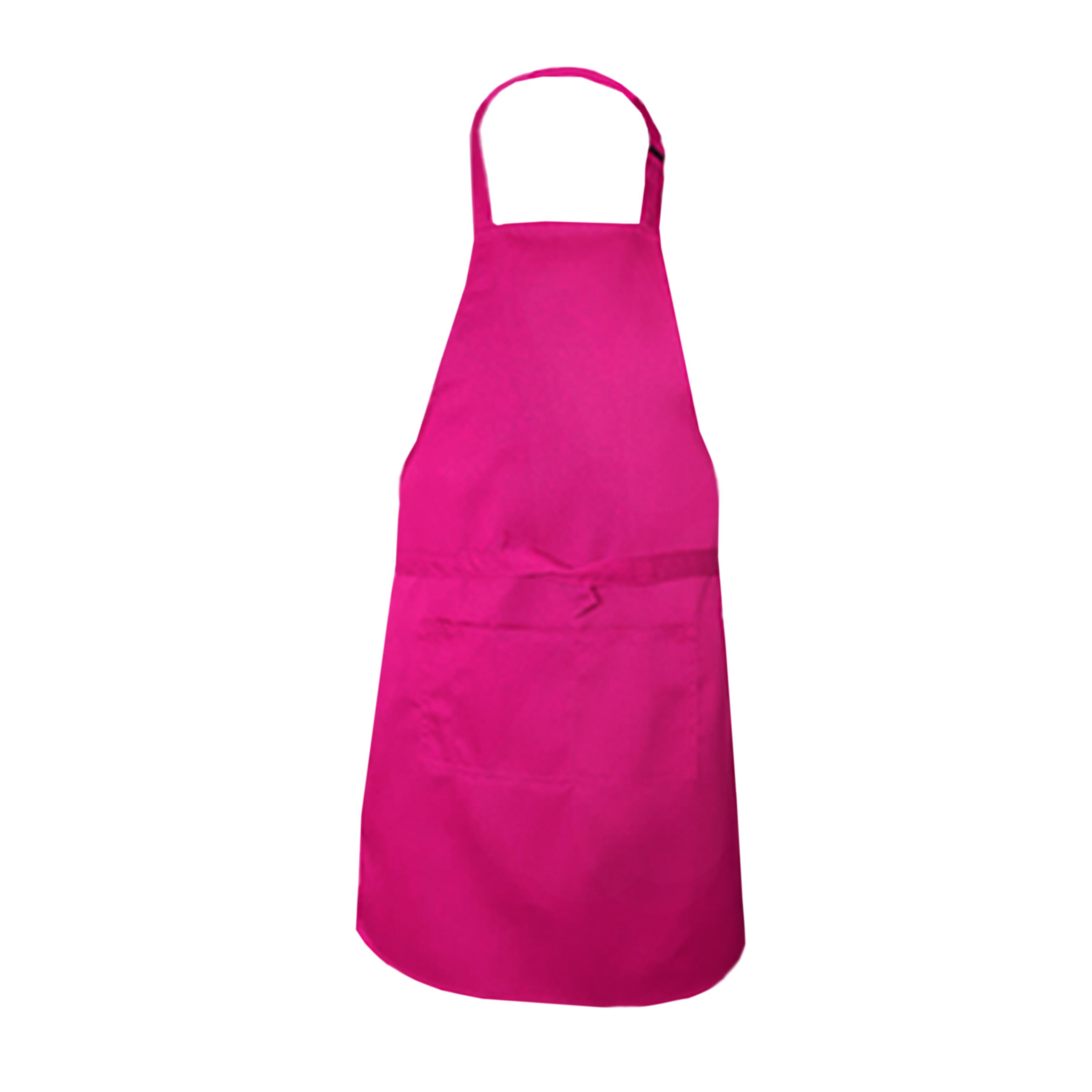 Personalised Kids Apron Hot Pink