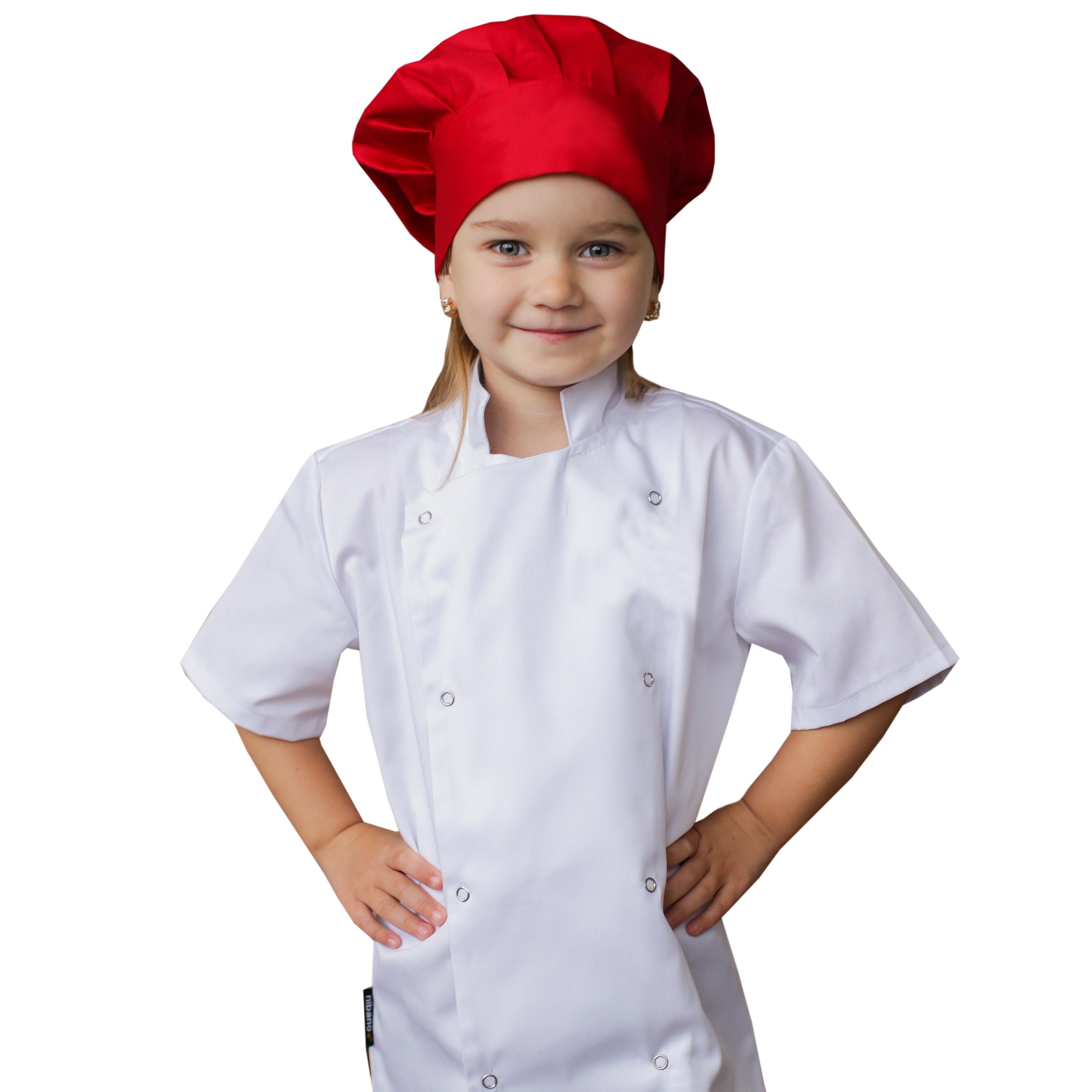 Custom Kids Chef's Jacket White