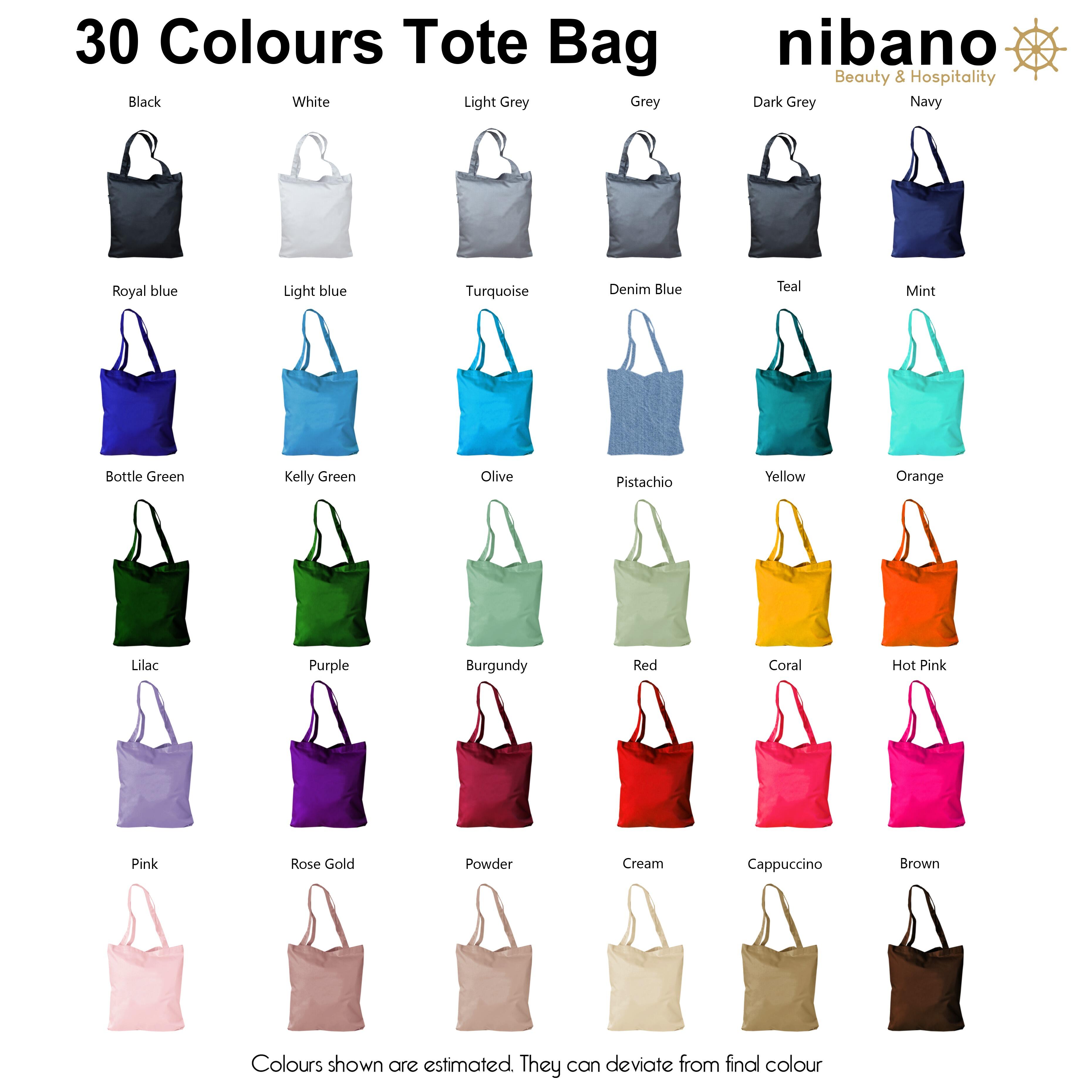 Personalised Tote bag Teal