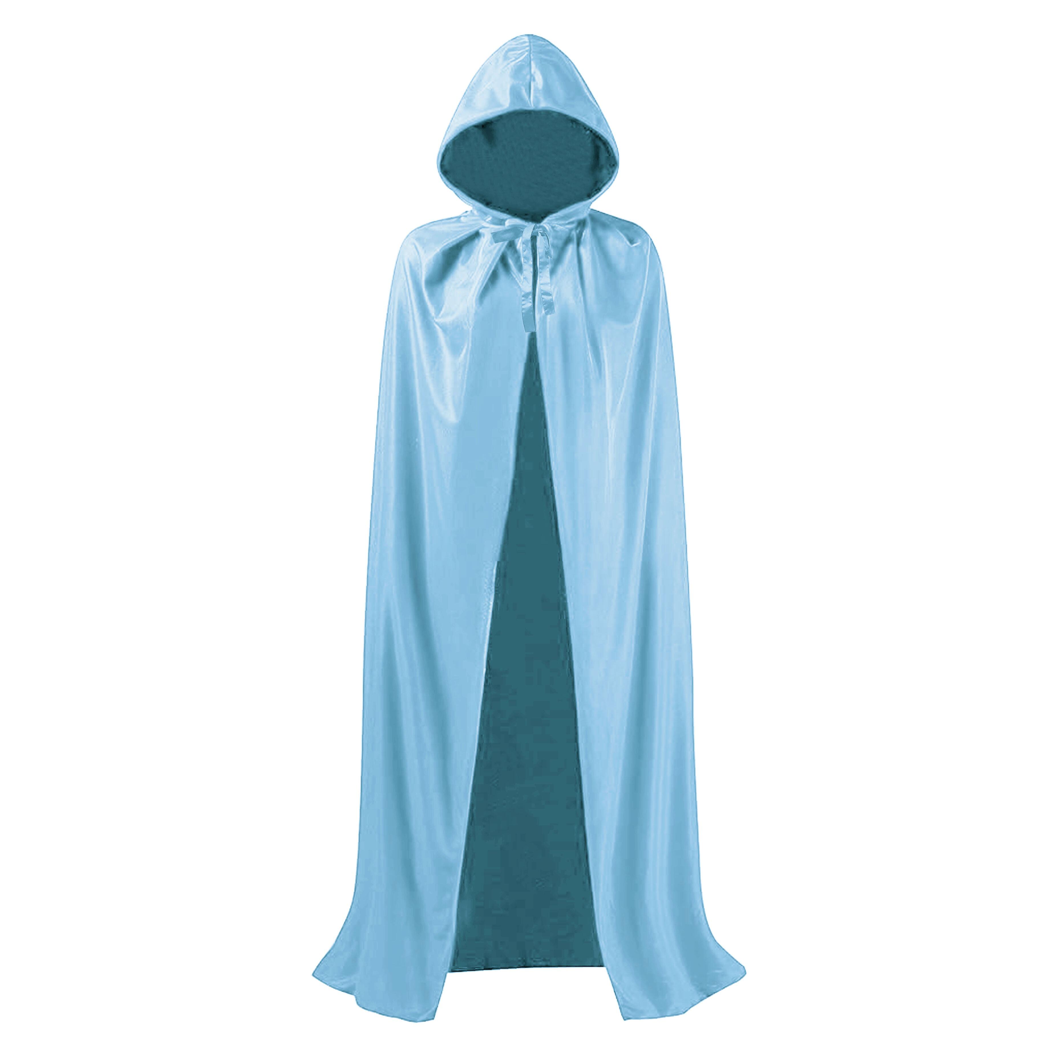 Nibano hooded show gown aqua blue