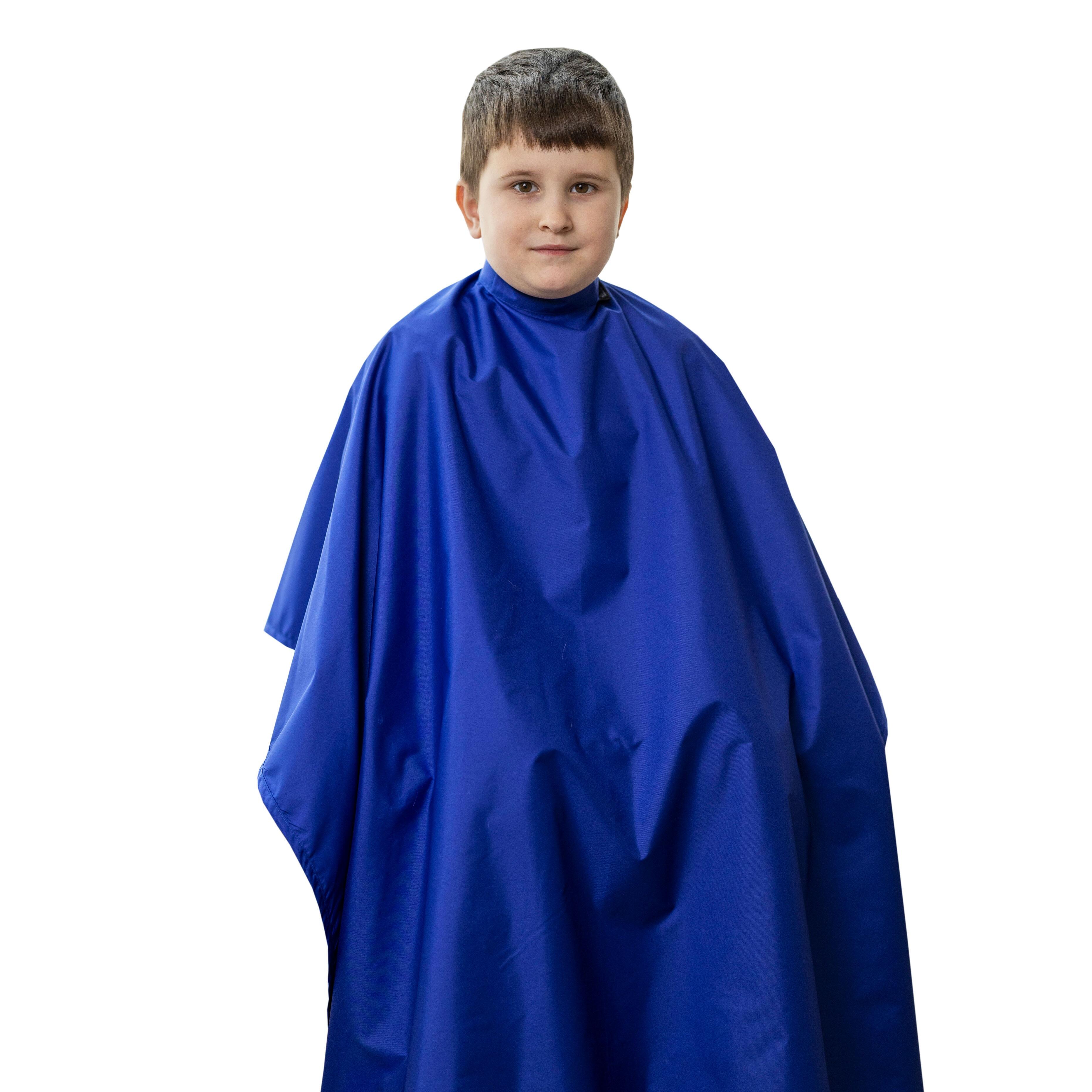 Custom Kids Hairdressing gown Royal Blue