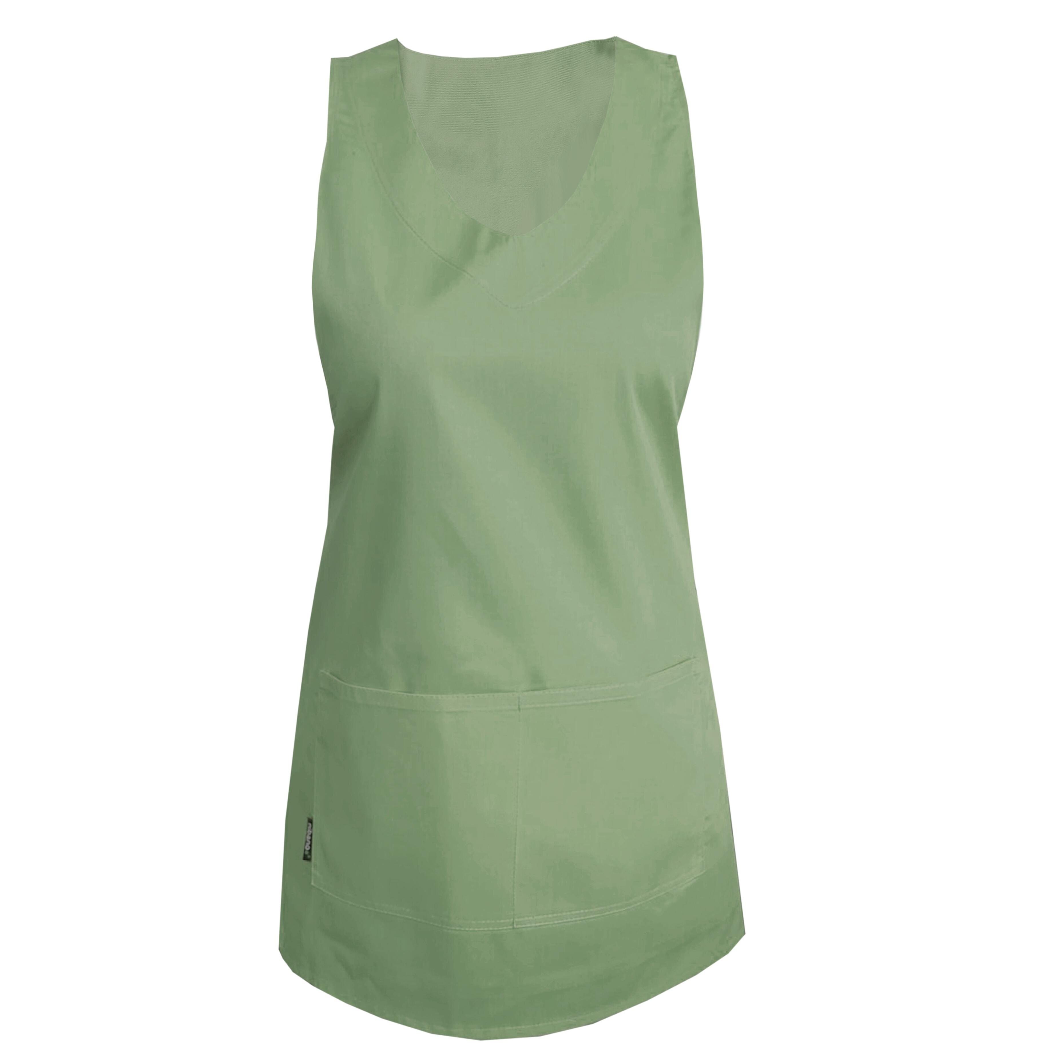 Wrap Around Apron Pistachio with logo