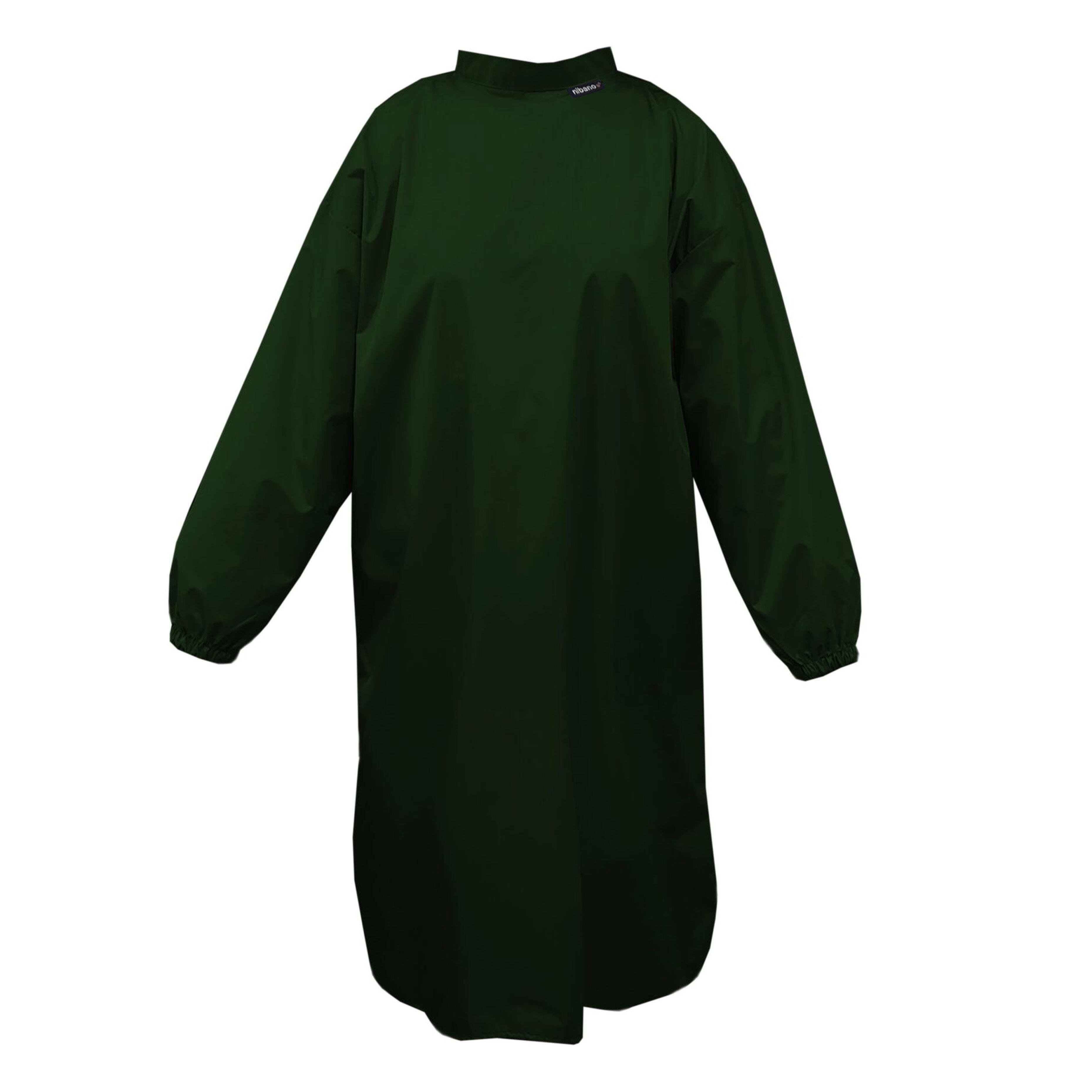 Nibano Hairdressing gown with sleeves Bottle Green