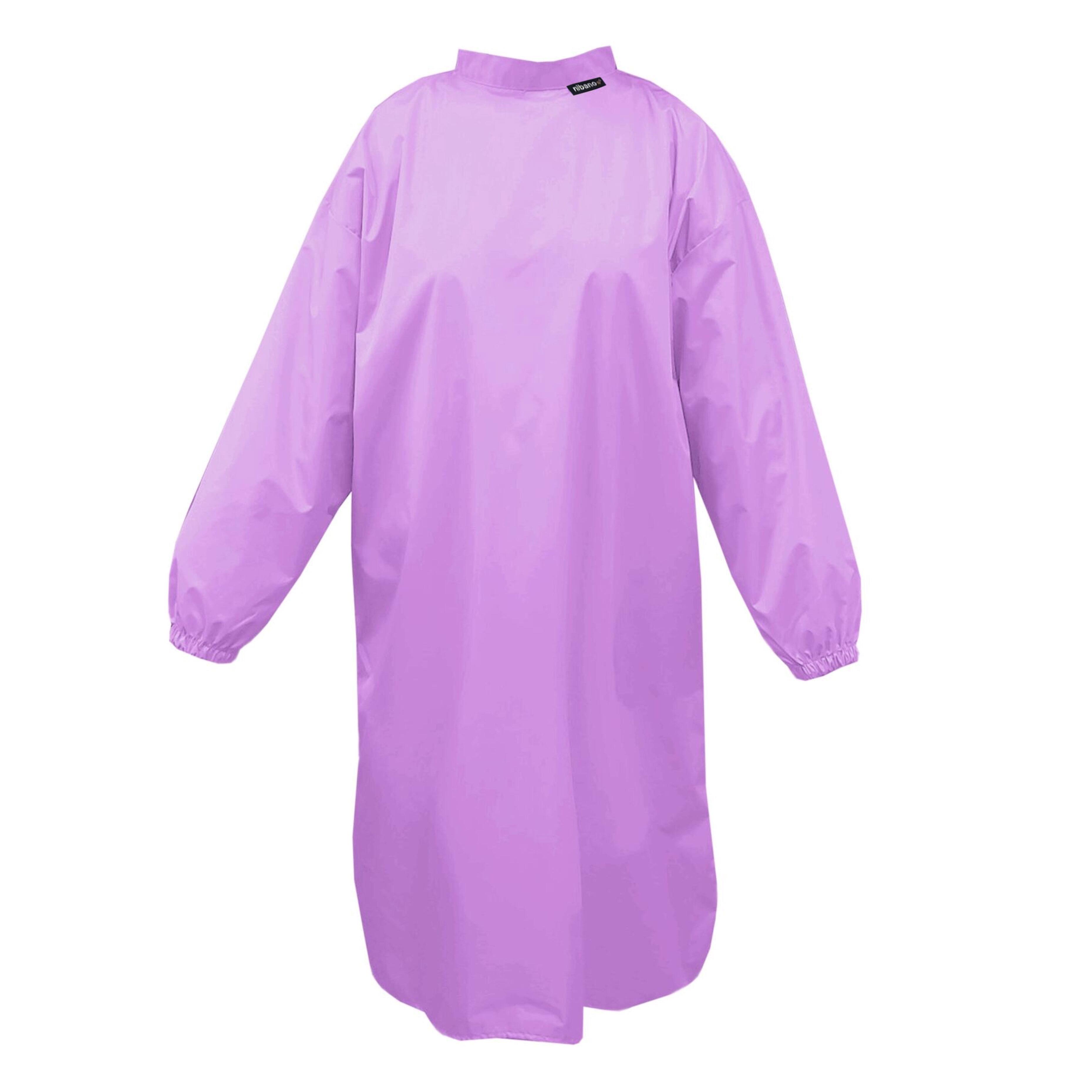 Nibano Hairdressing gown with sleeves Lilac
