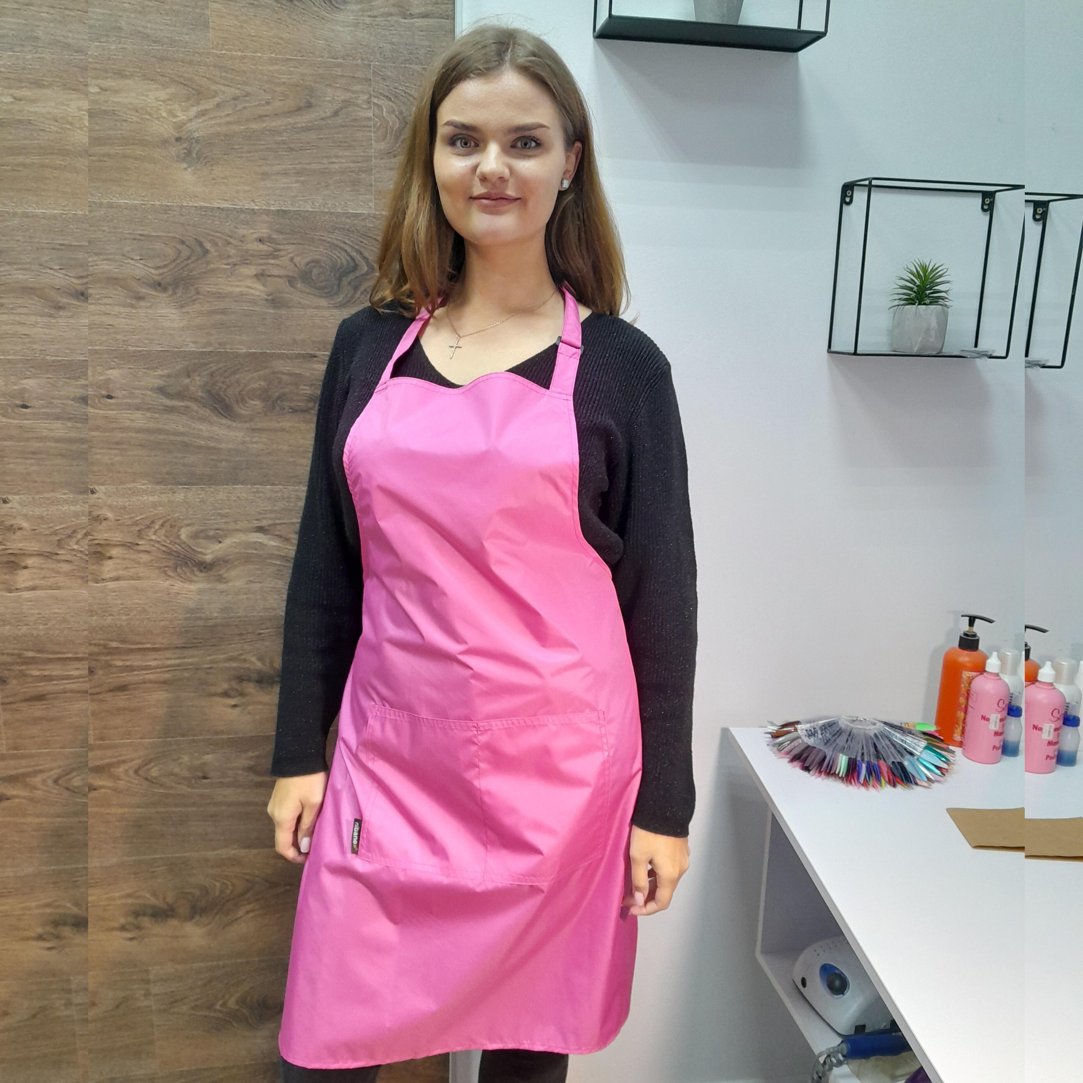 Nibano waterproof hair cutting apron pink barbie