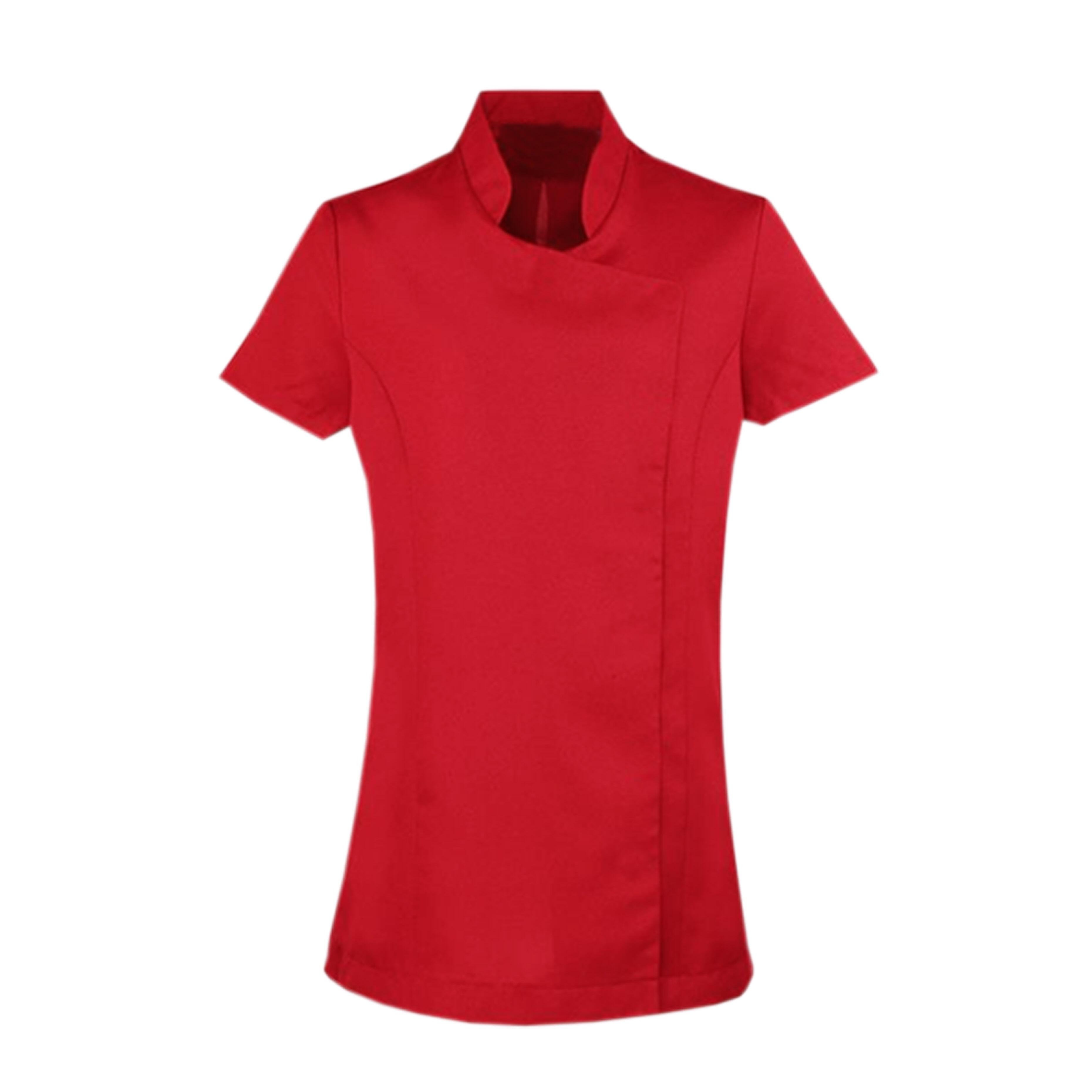 Custom ladies beauty tunic  Red