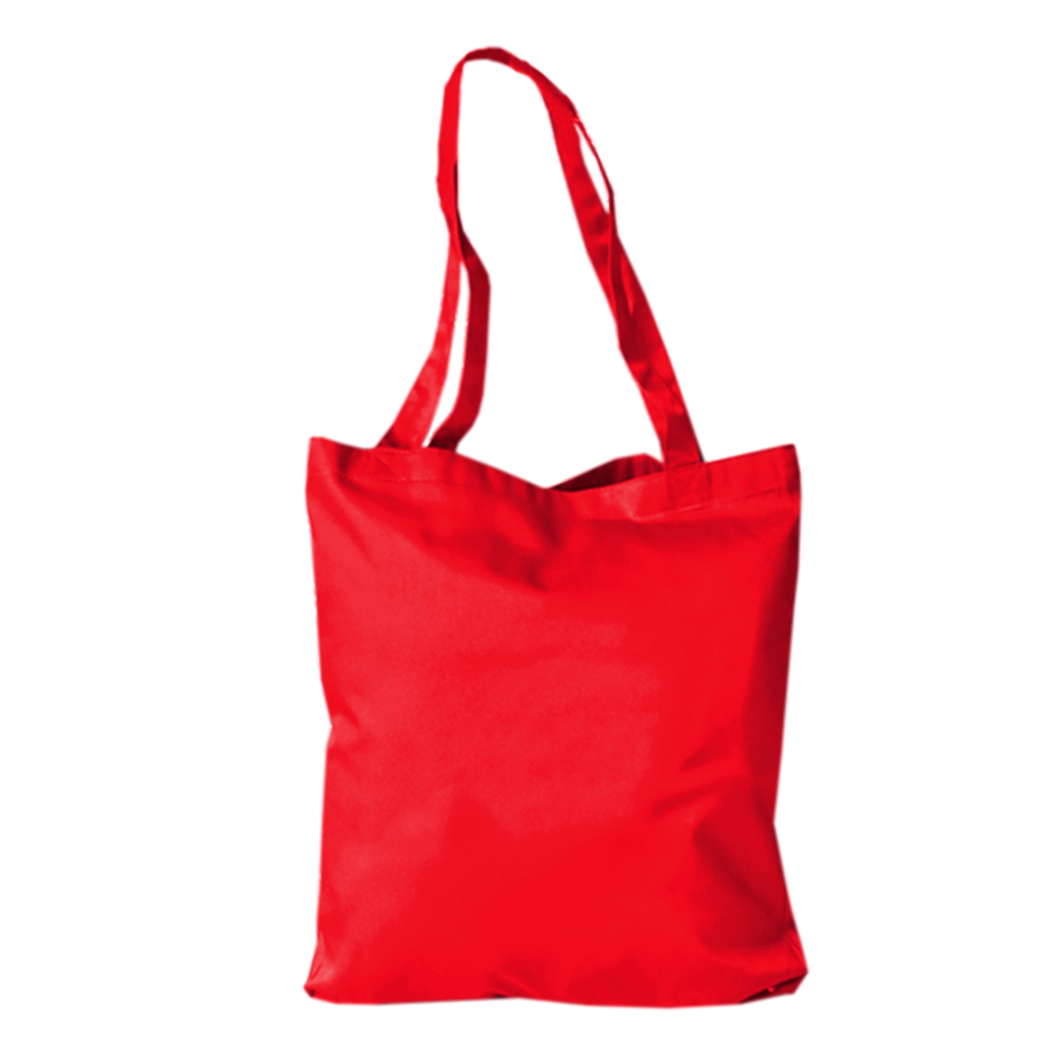 Custom Polycotton Tote bag Red