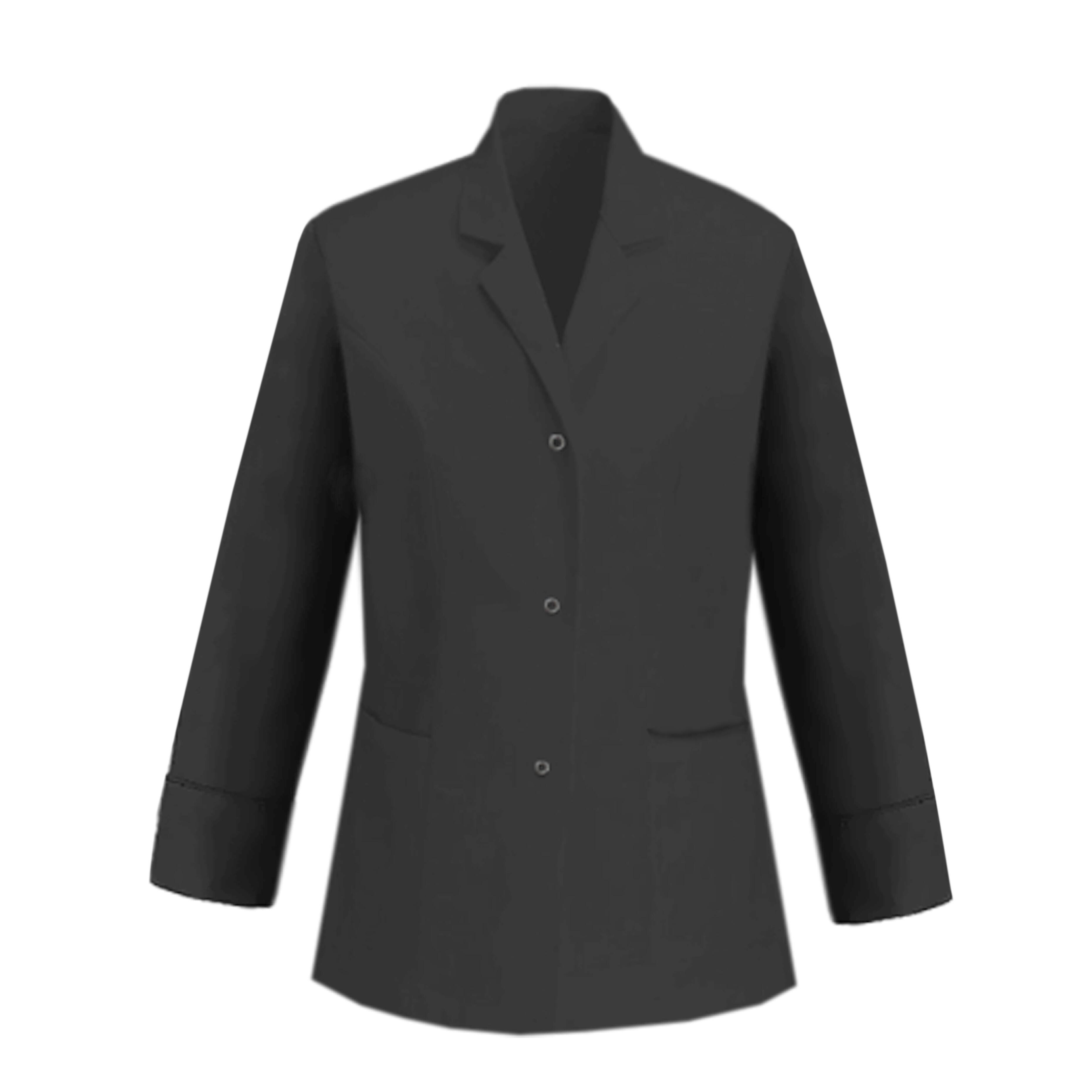 Custom Ladies Long Sleeve Healthcare Tunic Dark Grey