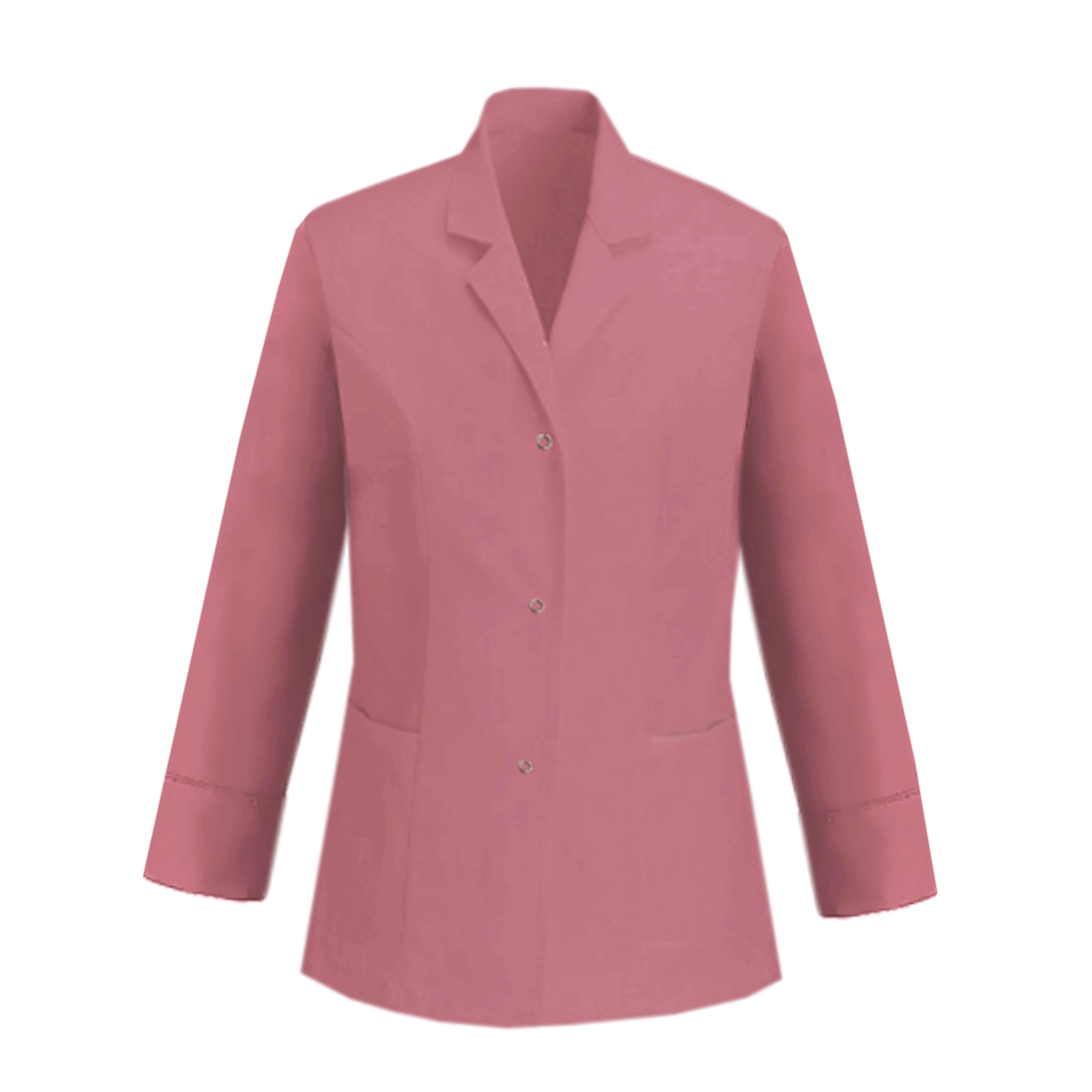Ladies Long Sleeve Healthcare Tunic with logo Rose Gold