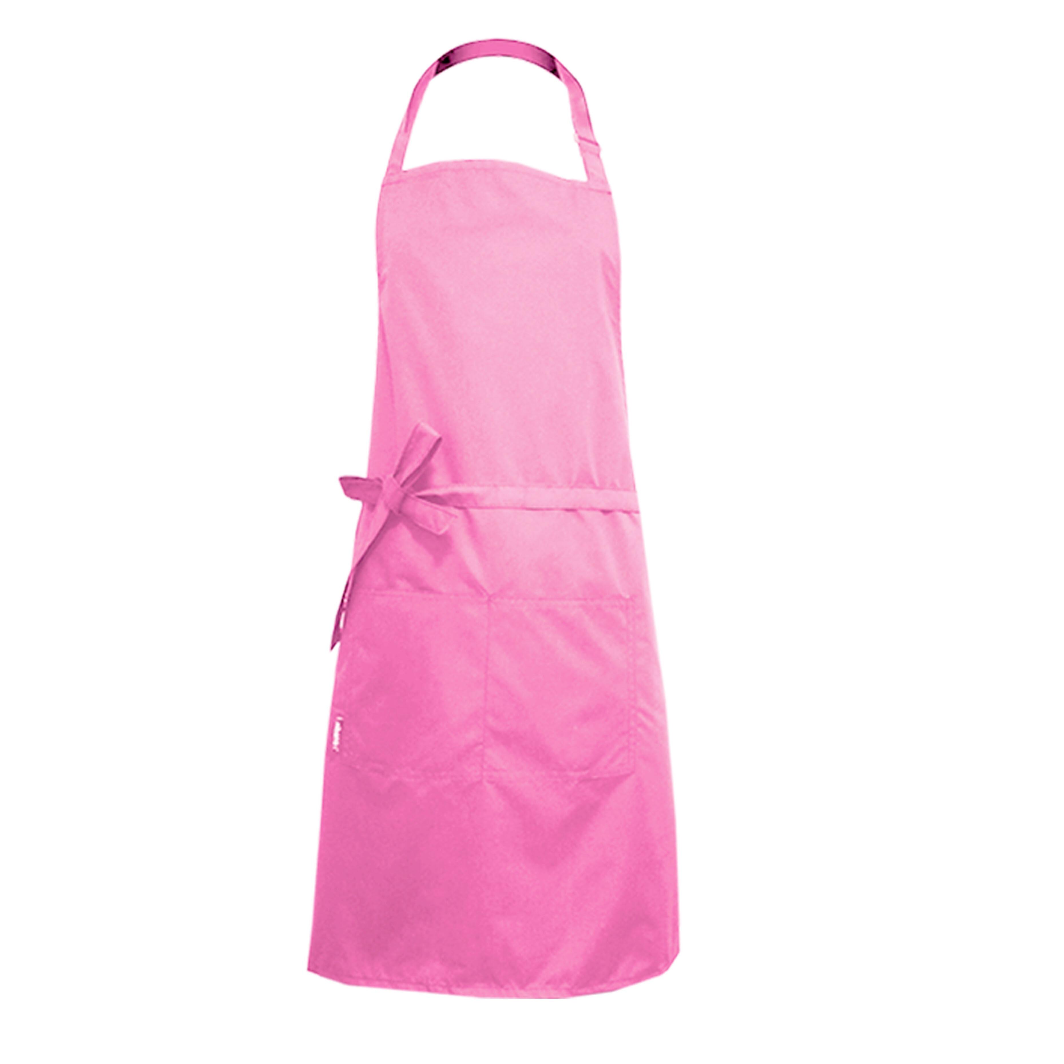 Personalised waterproof hairdressing apron pink barbie