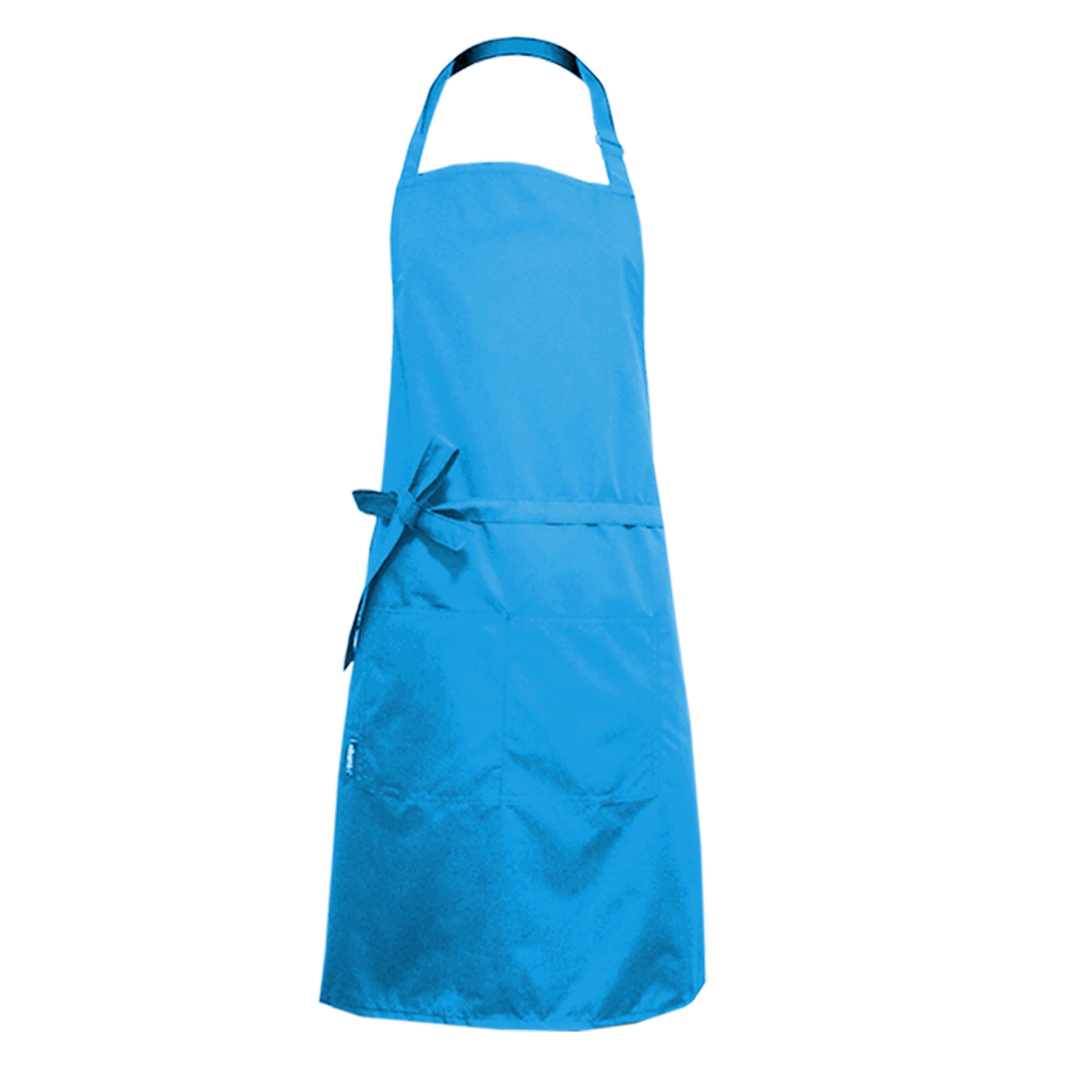 Waterproof Hairdressing apron turquoise for beauty salon
