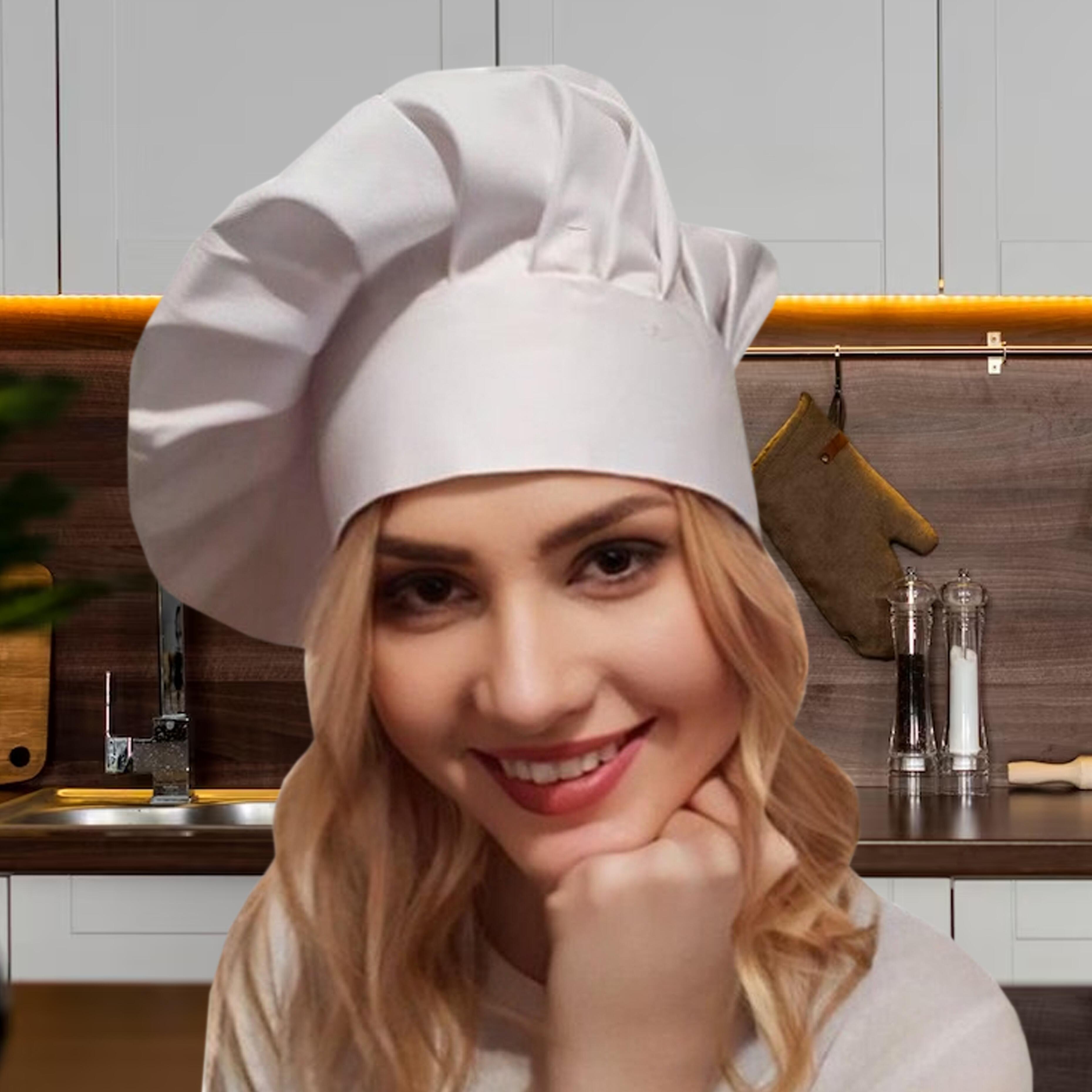 Personalised chef hat white