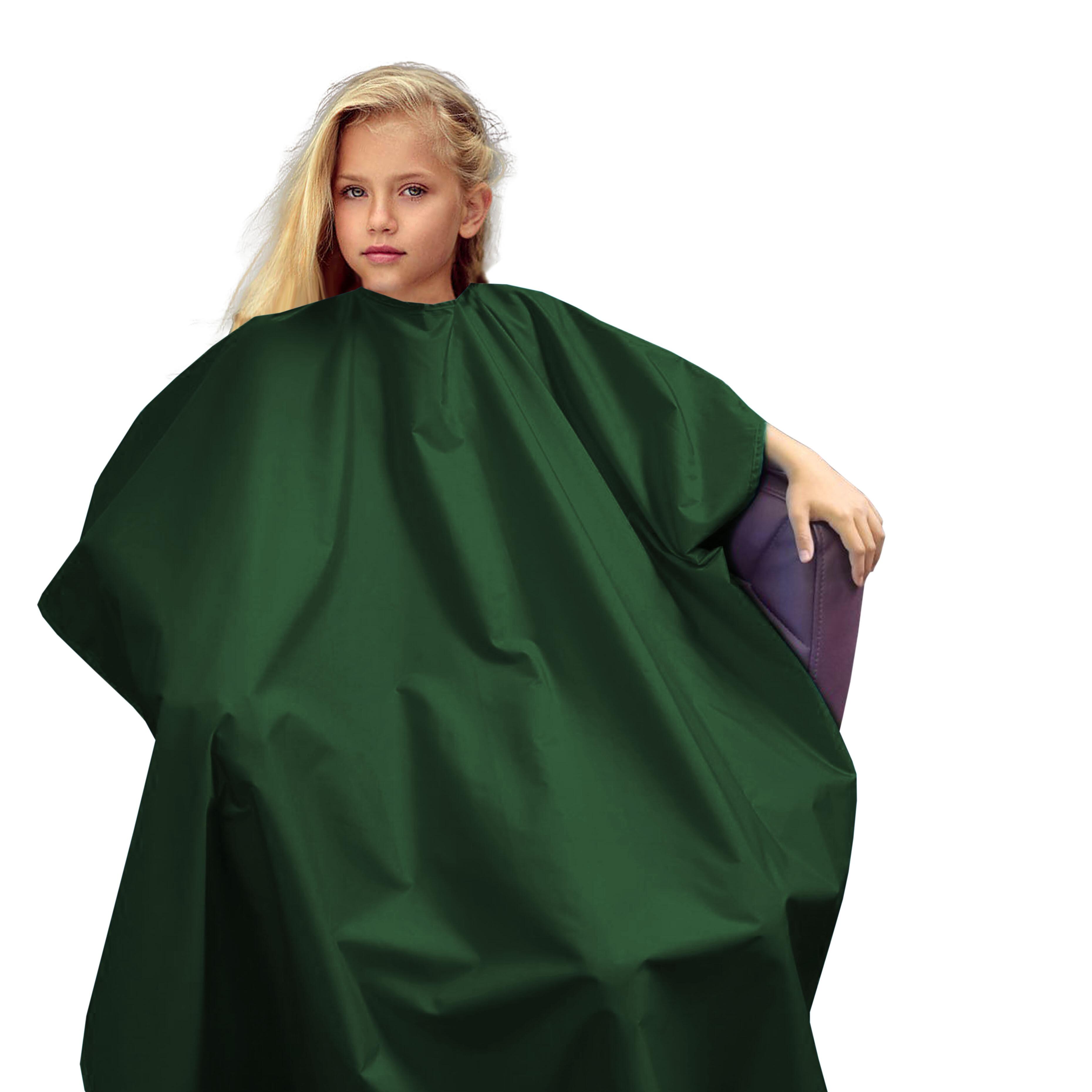 Hair Capes For Kids Bottle Green