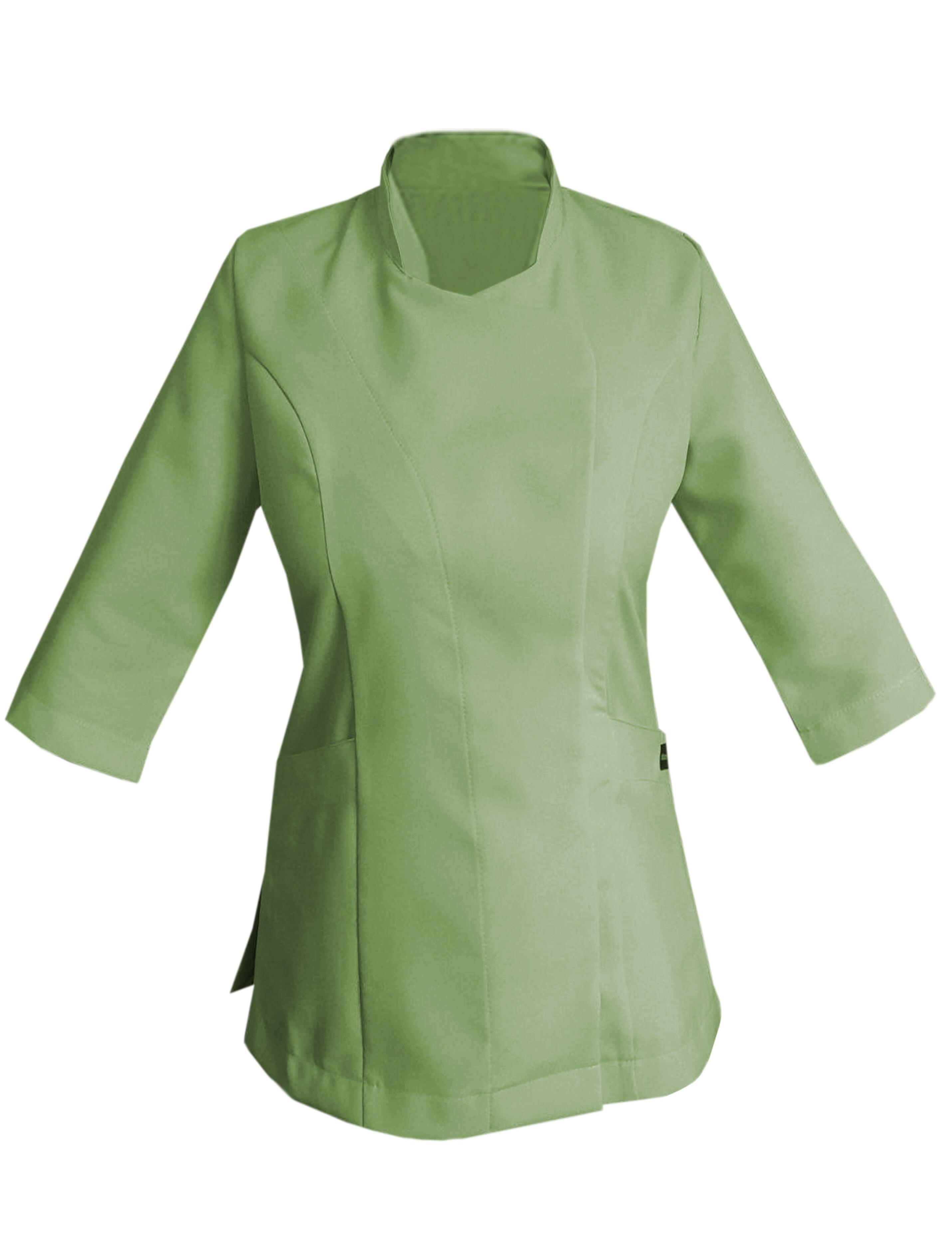 Custom Ladies Beauty Tunic Green with logo