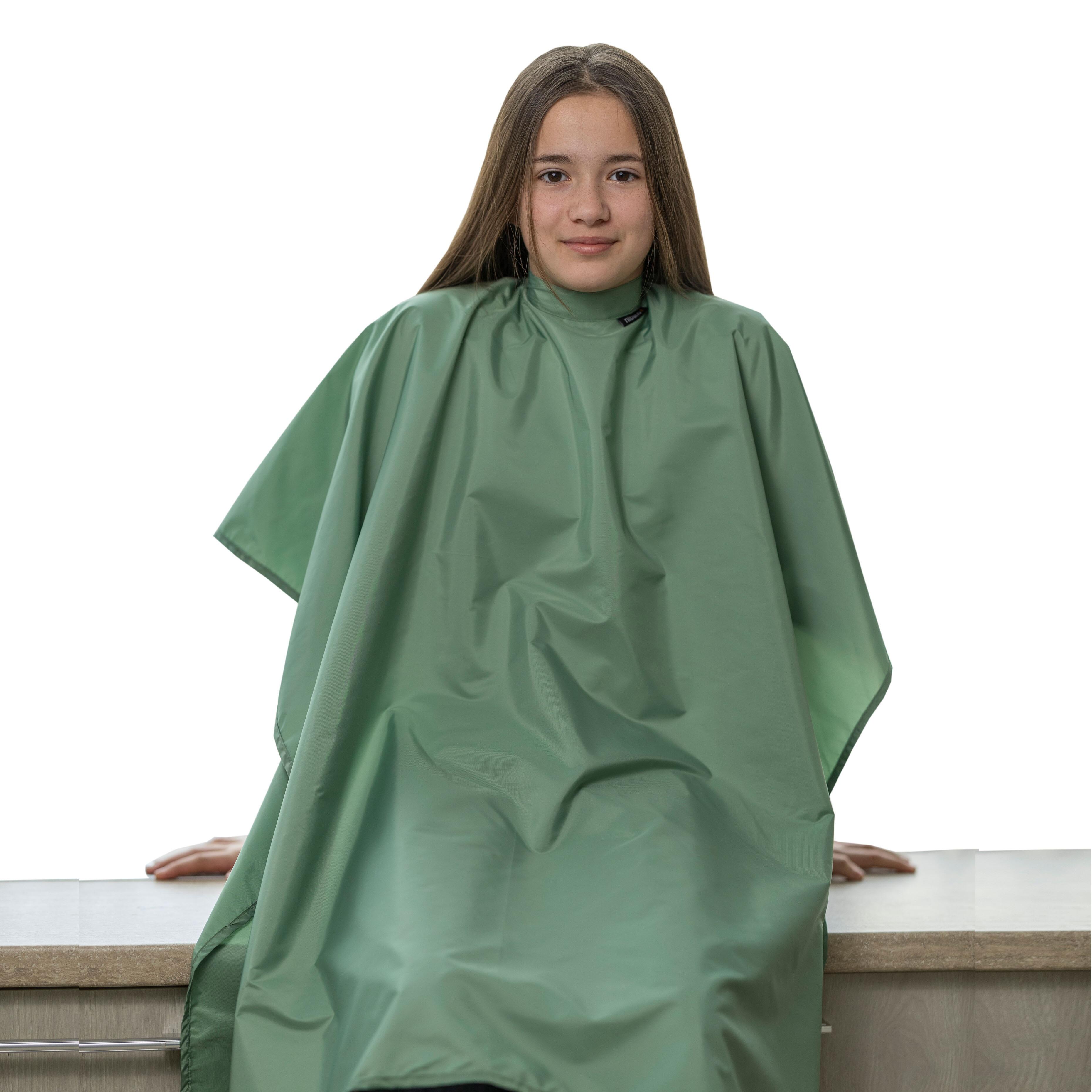 Kids Hairdressing gown Olive