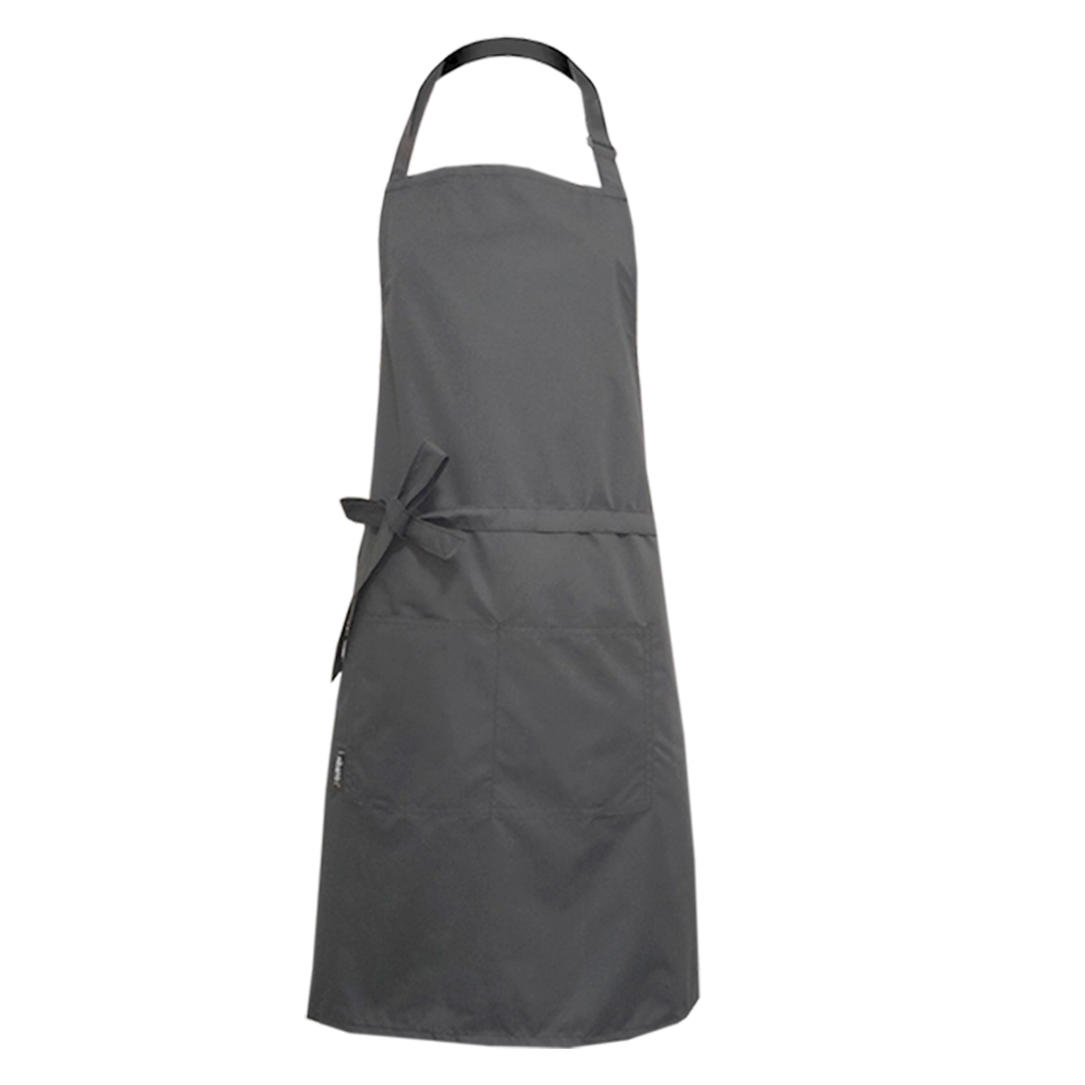 Custom hairdressing apron dark grey