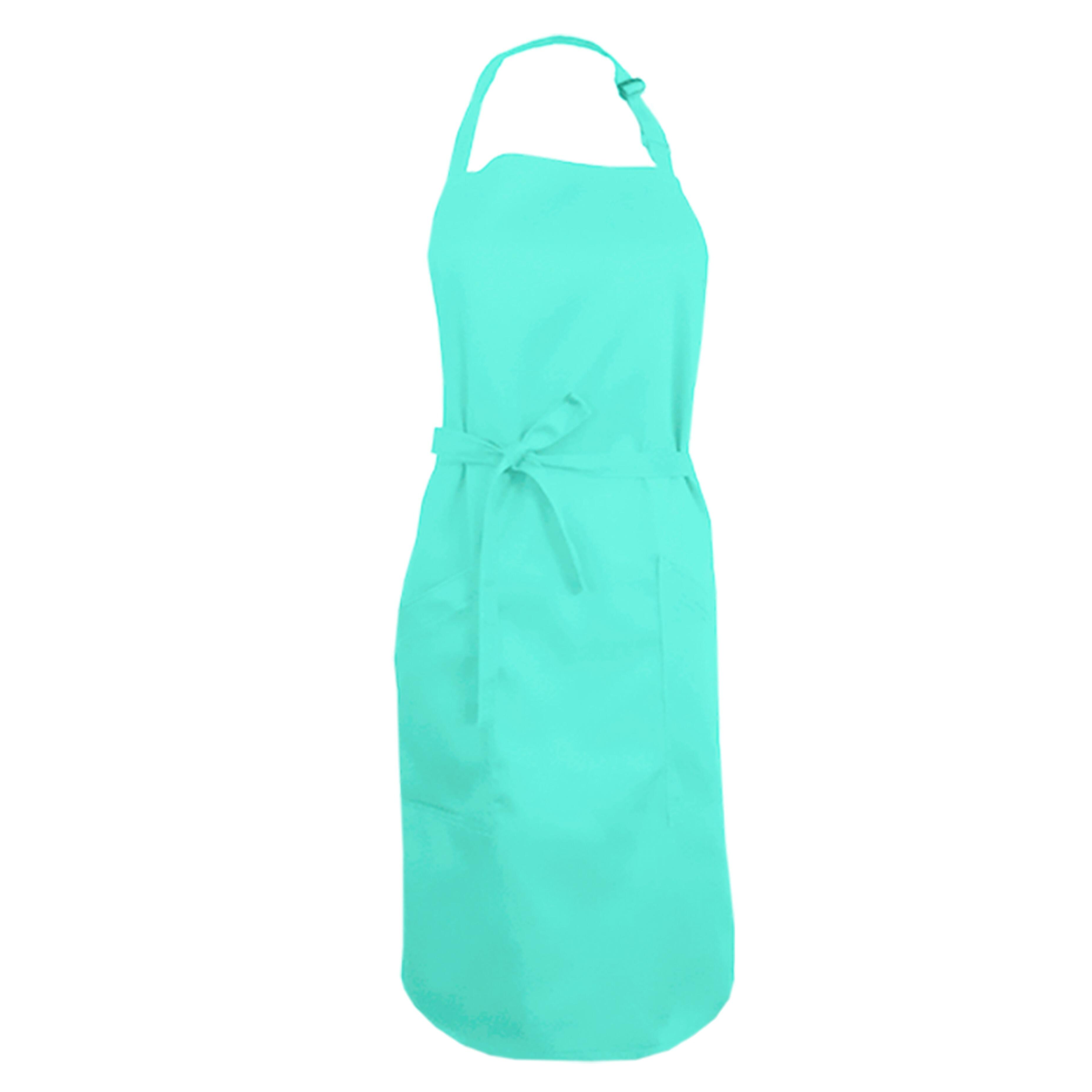 Ladies Apron with Side Pockets Mint
