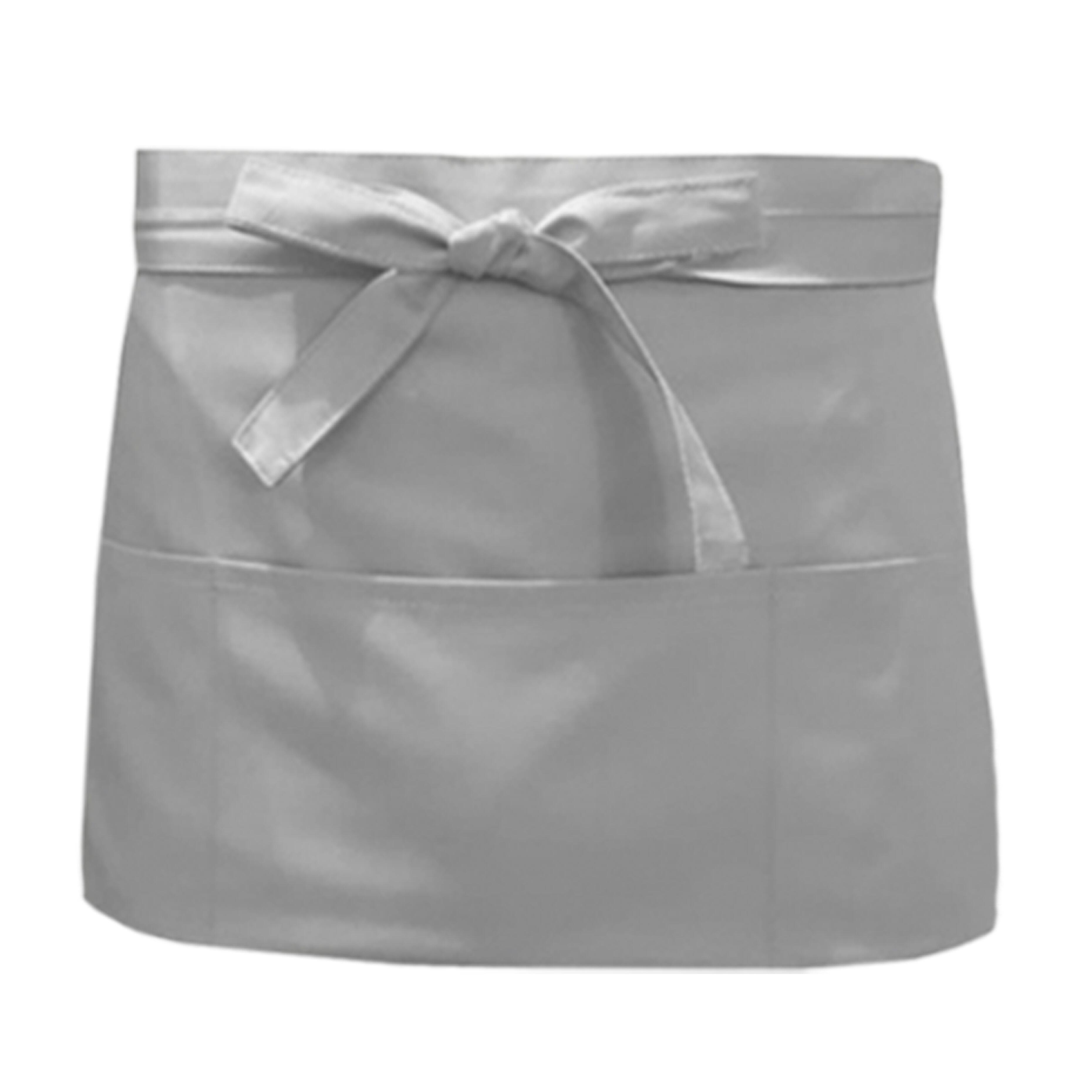 Nibano Short Bar Waist Apron Light Grey