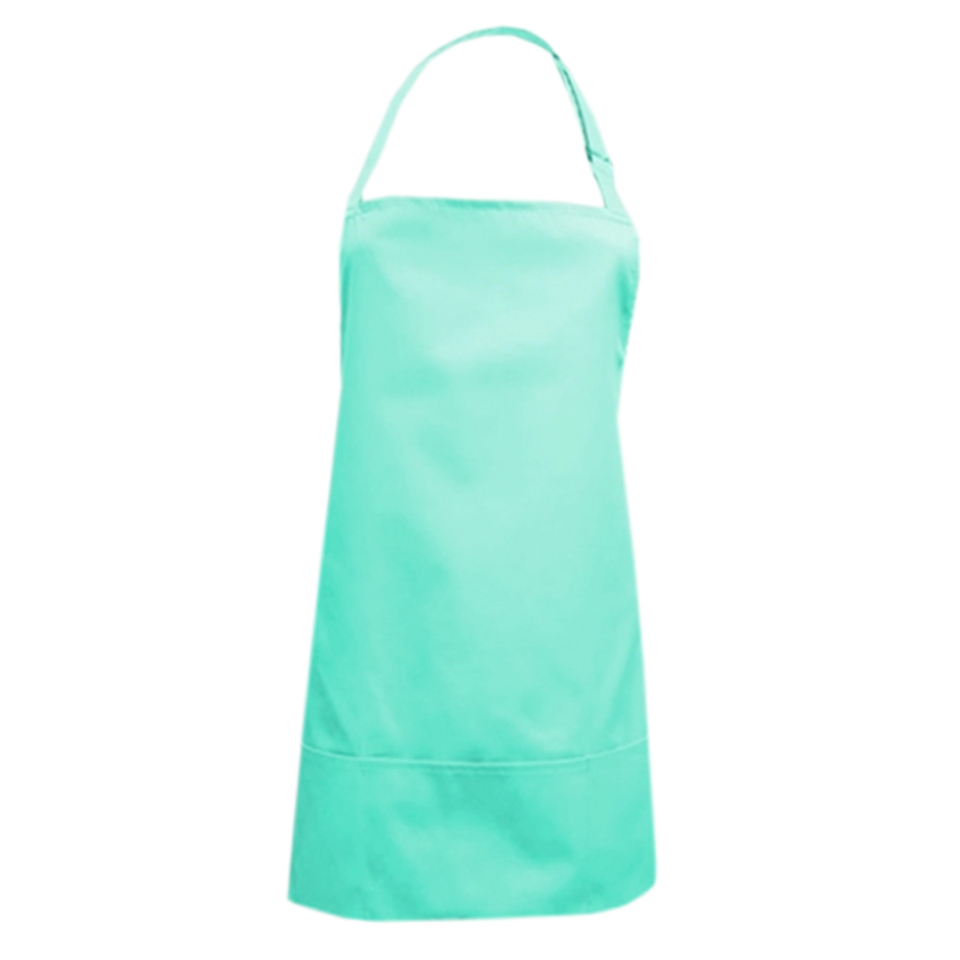 Short Bib Apron Mint colour