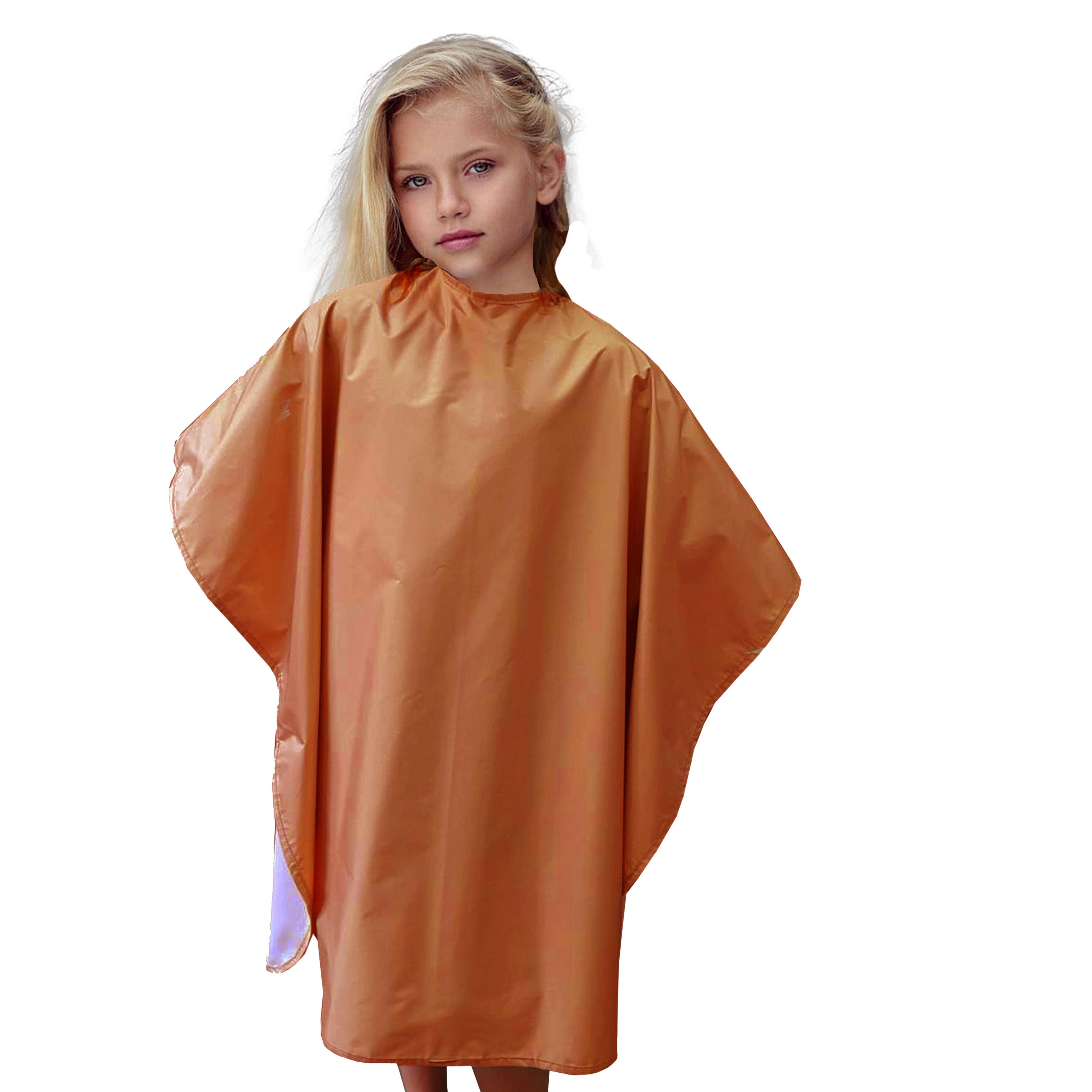 Custom Kids Hairdressing gown Ginger Biscuit