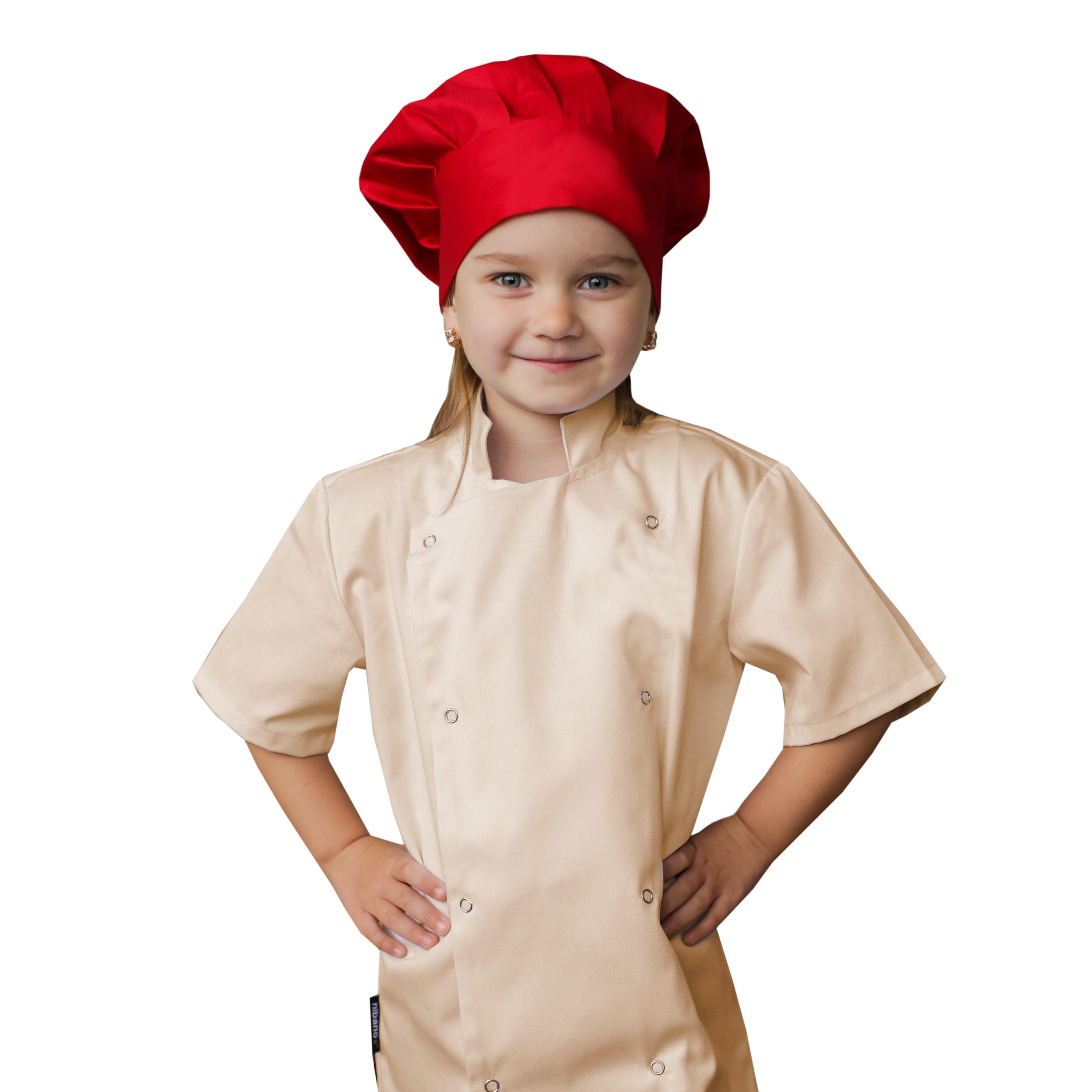 Custom Kids Chef's Jacket Cream