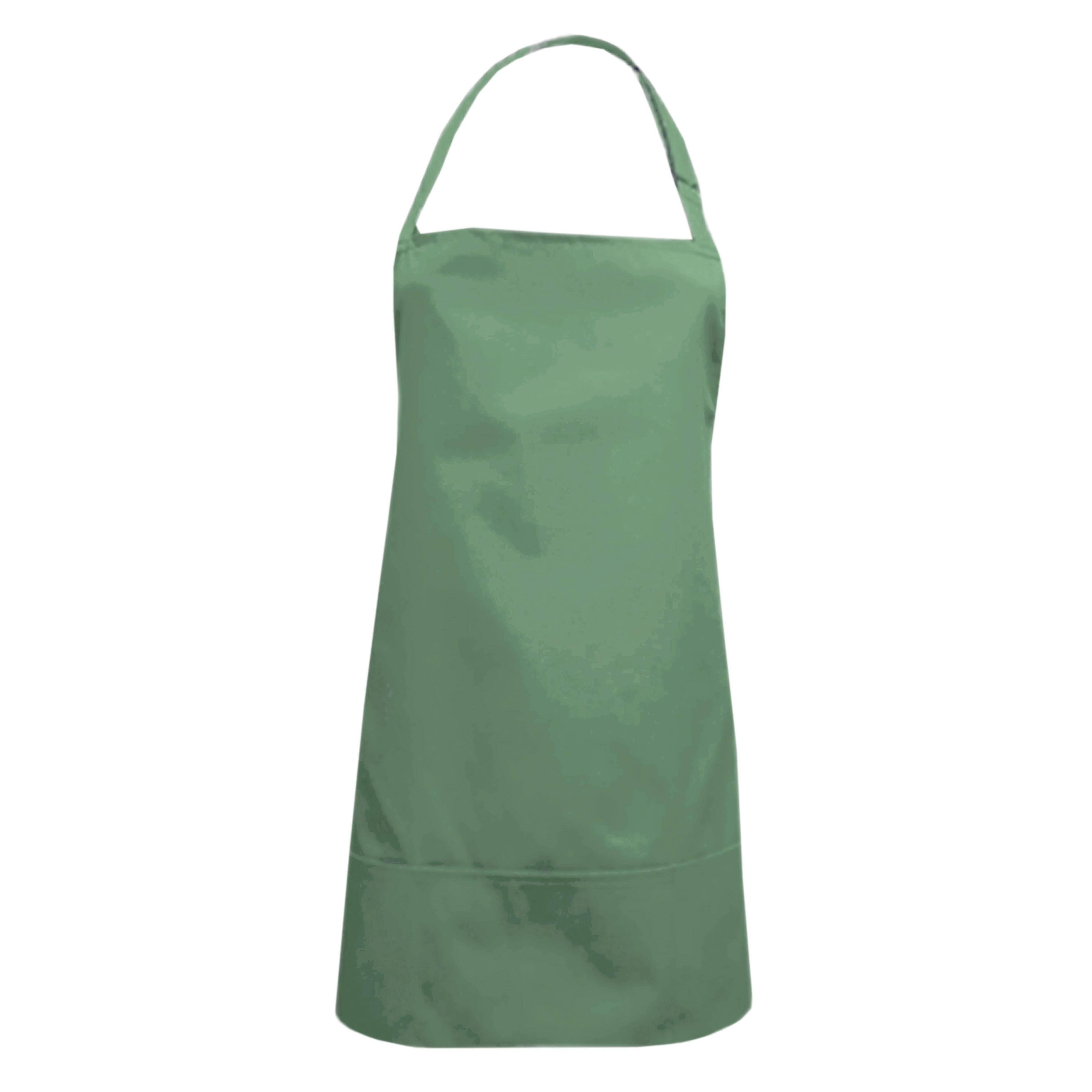 Nibano short waterproof grooming apron Olive