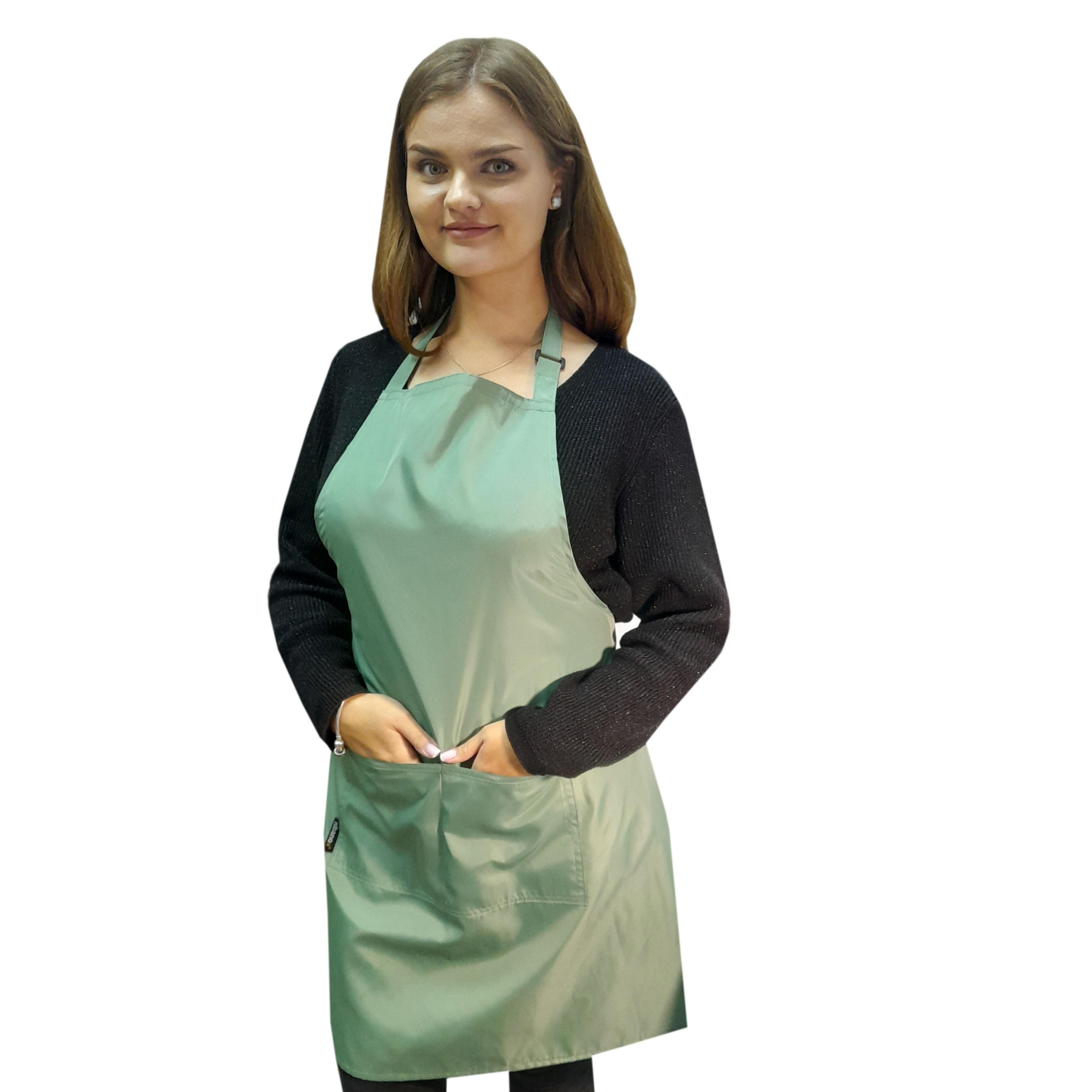 Barber Waterproof Hairdressing apron Olive