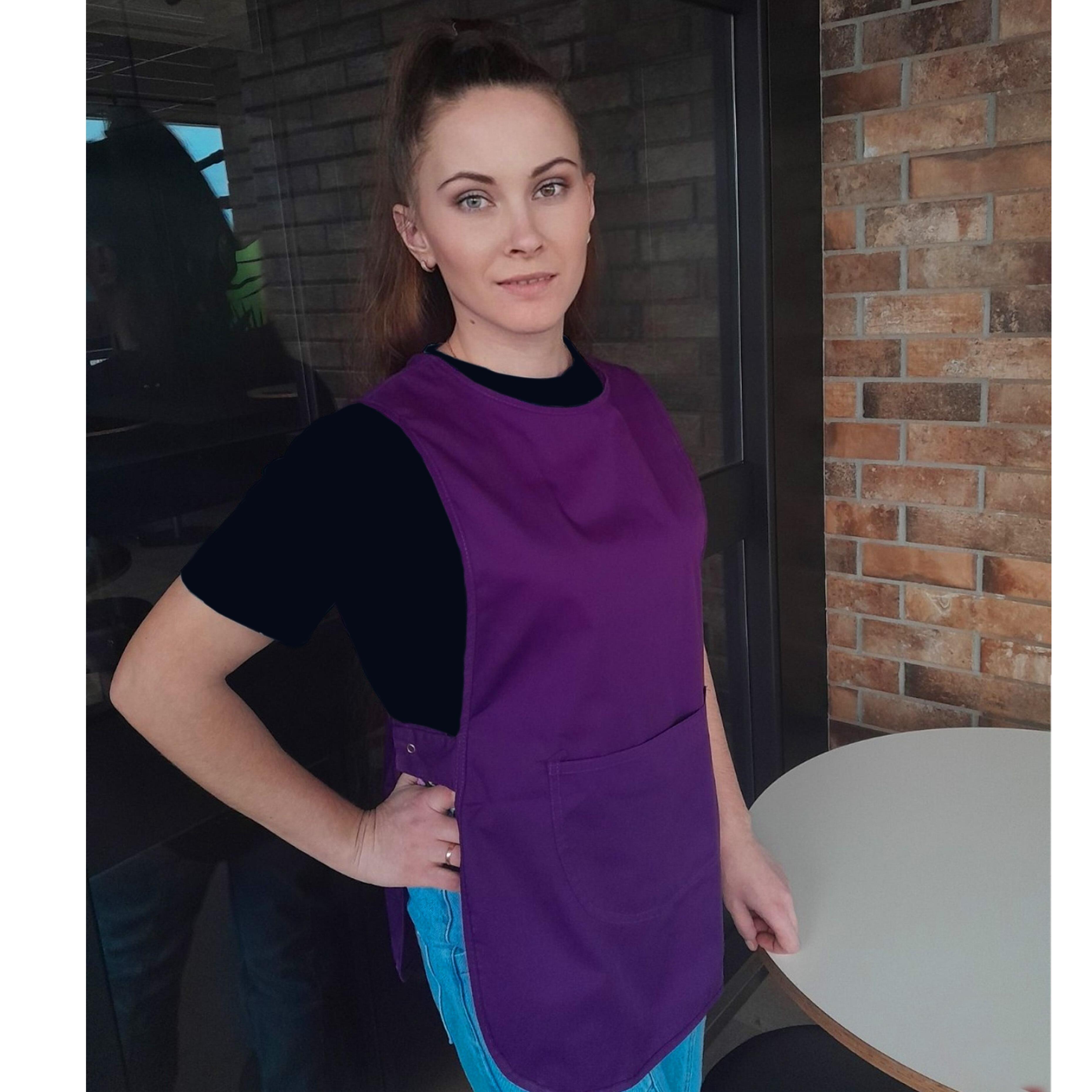 Tabard for cleaning companies Purple