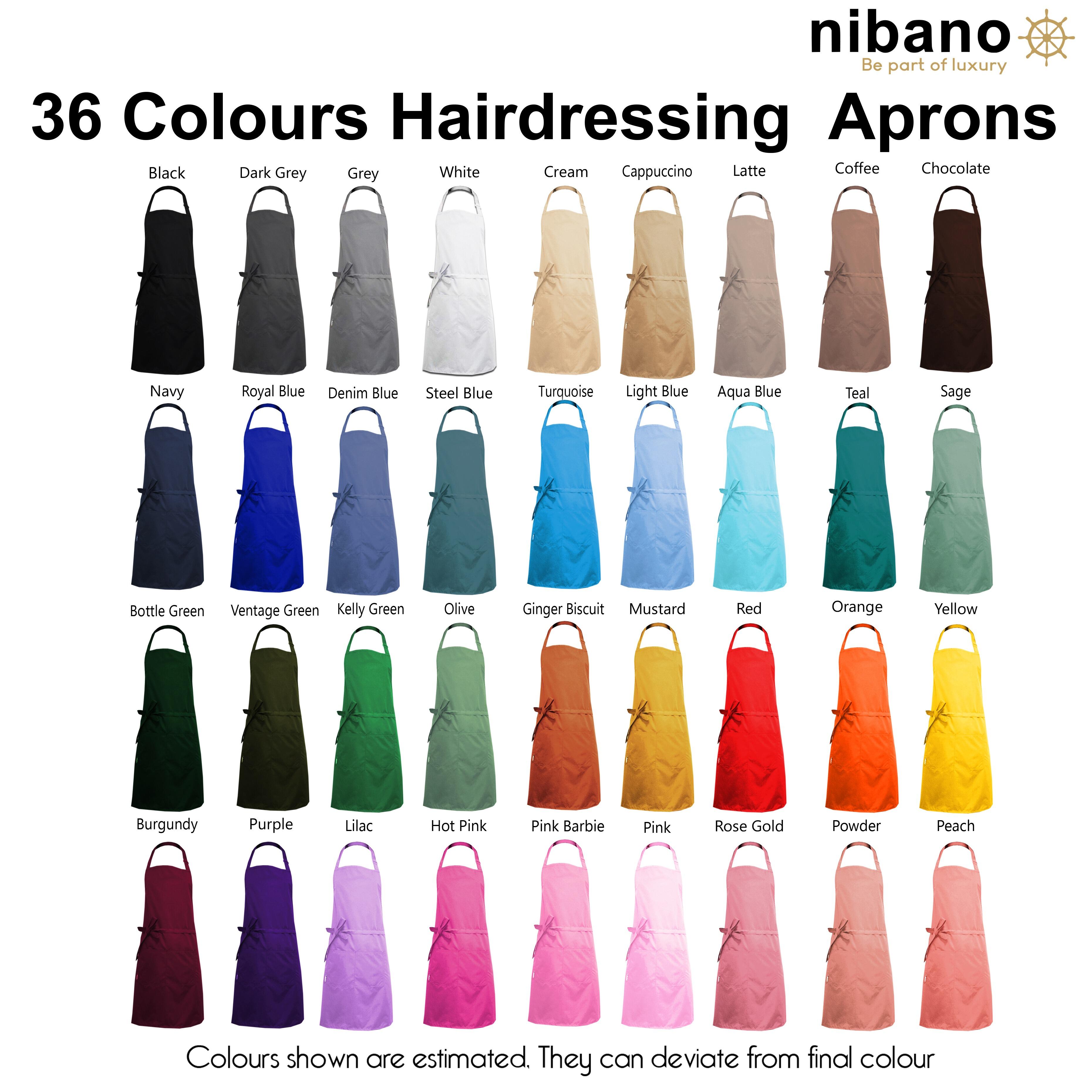 Nibano Waterproof Hair Cutting Apron Sage