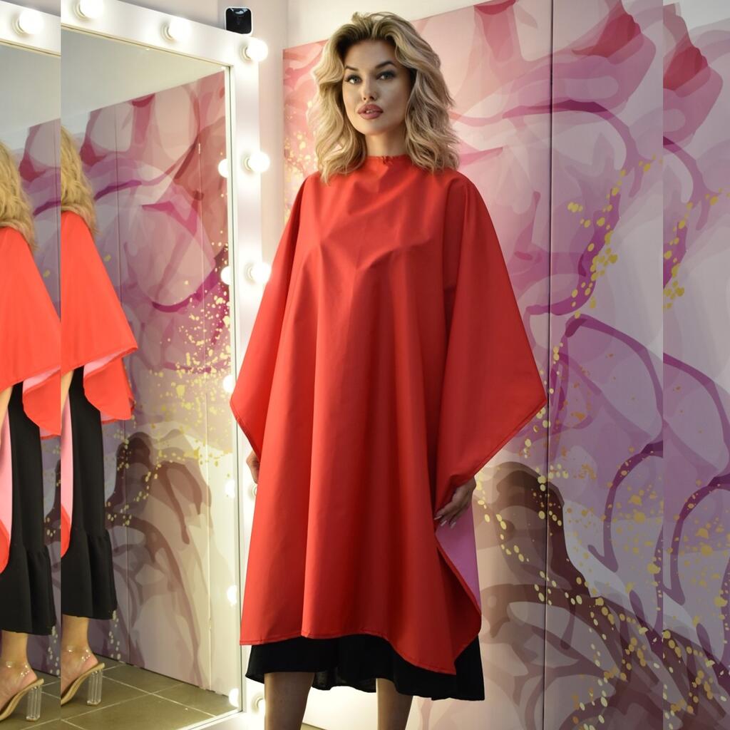 Hairdressing Cape Red