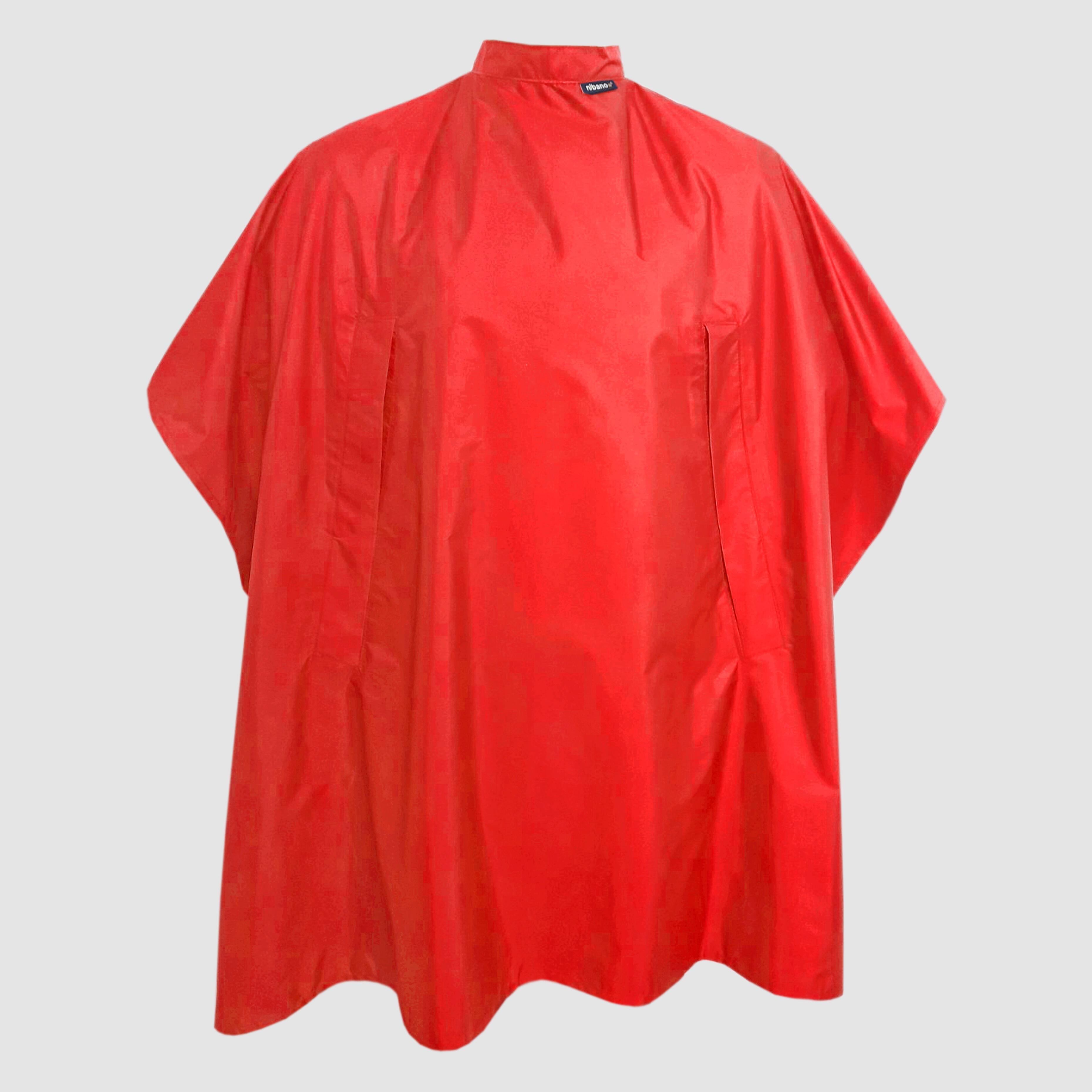Nibano hairdressing gown red with hand slits