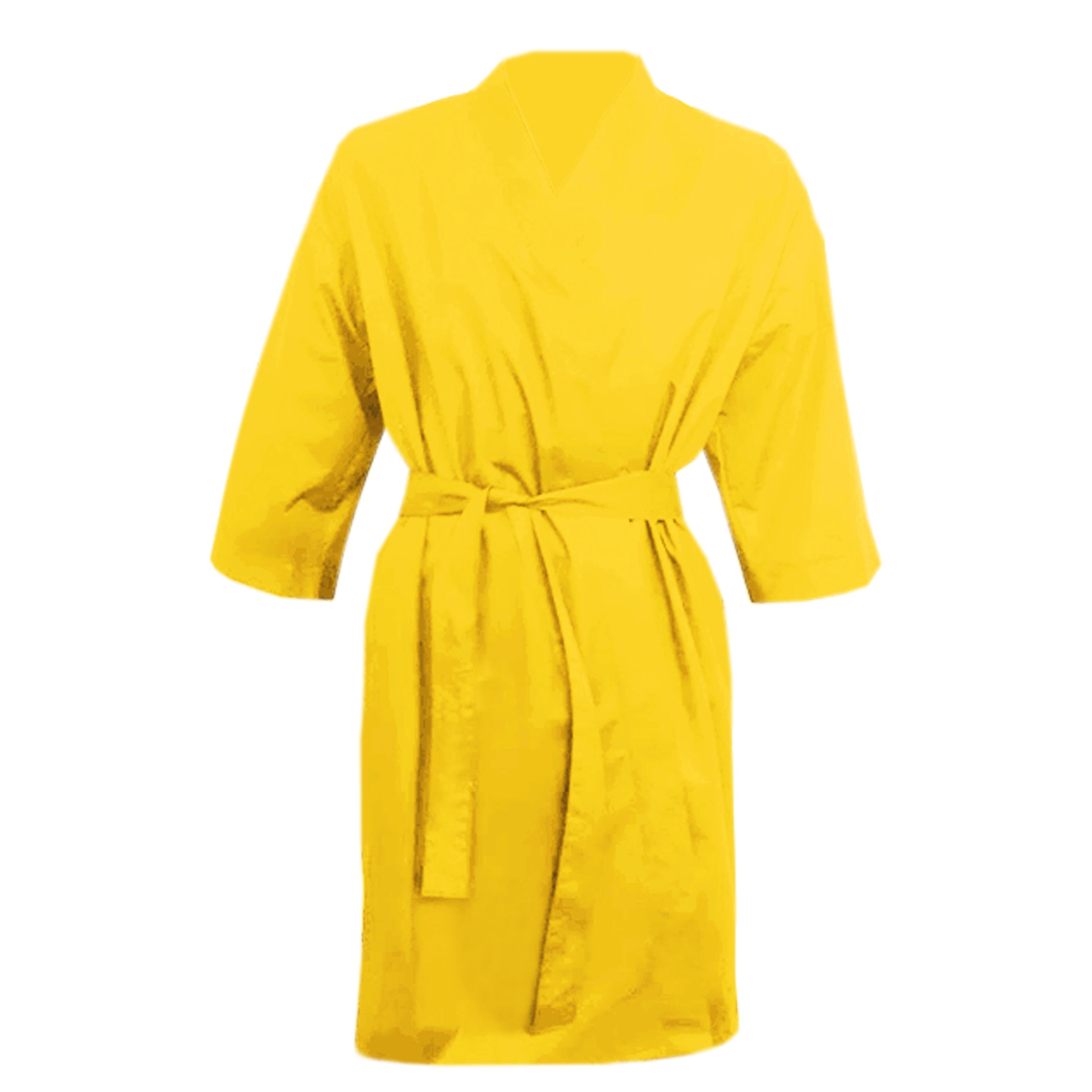 Nibano Hairdressing kimono gown yellow