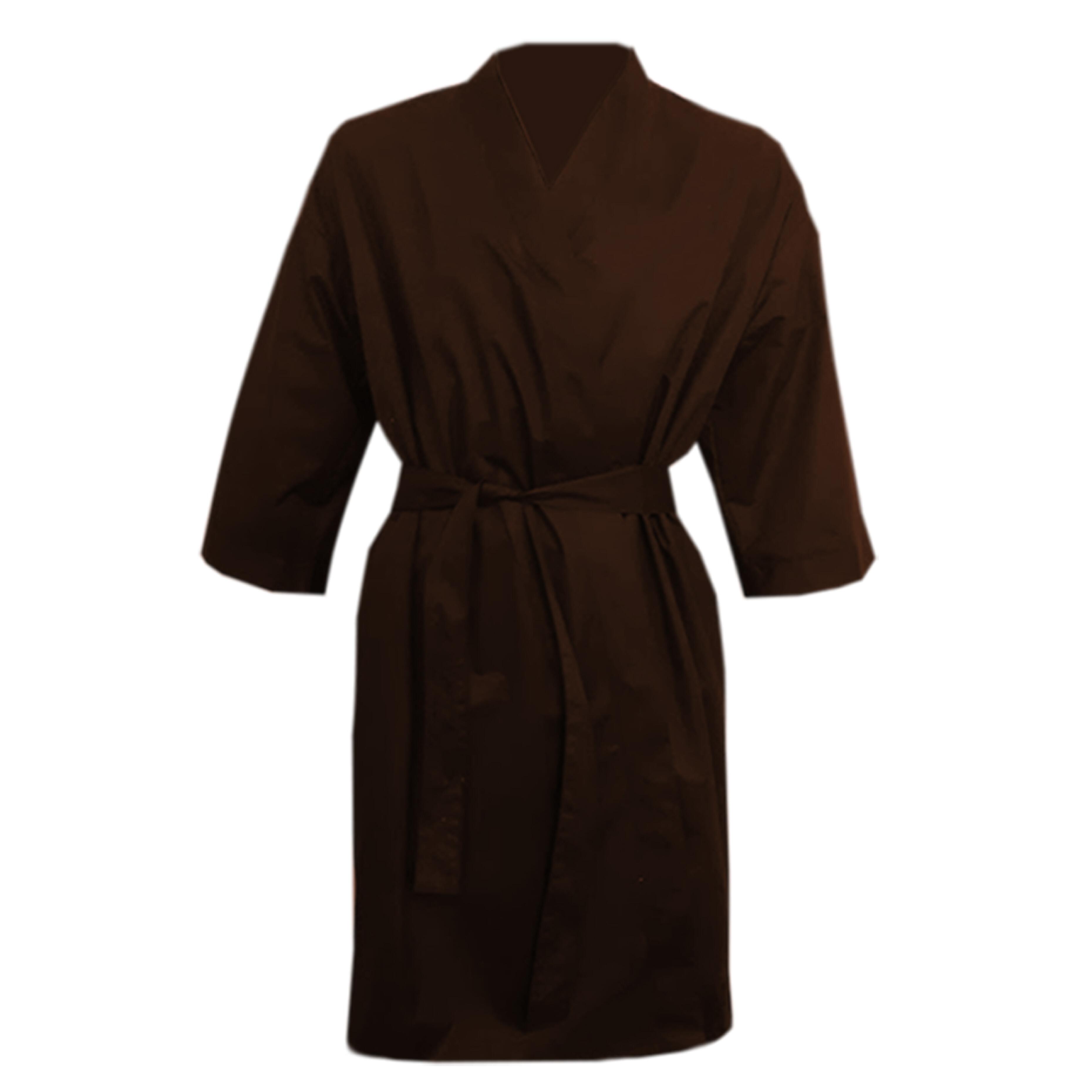 Nibano Hairdressing Kimono Gown Chocolate