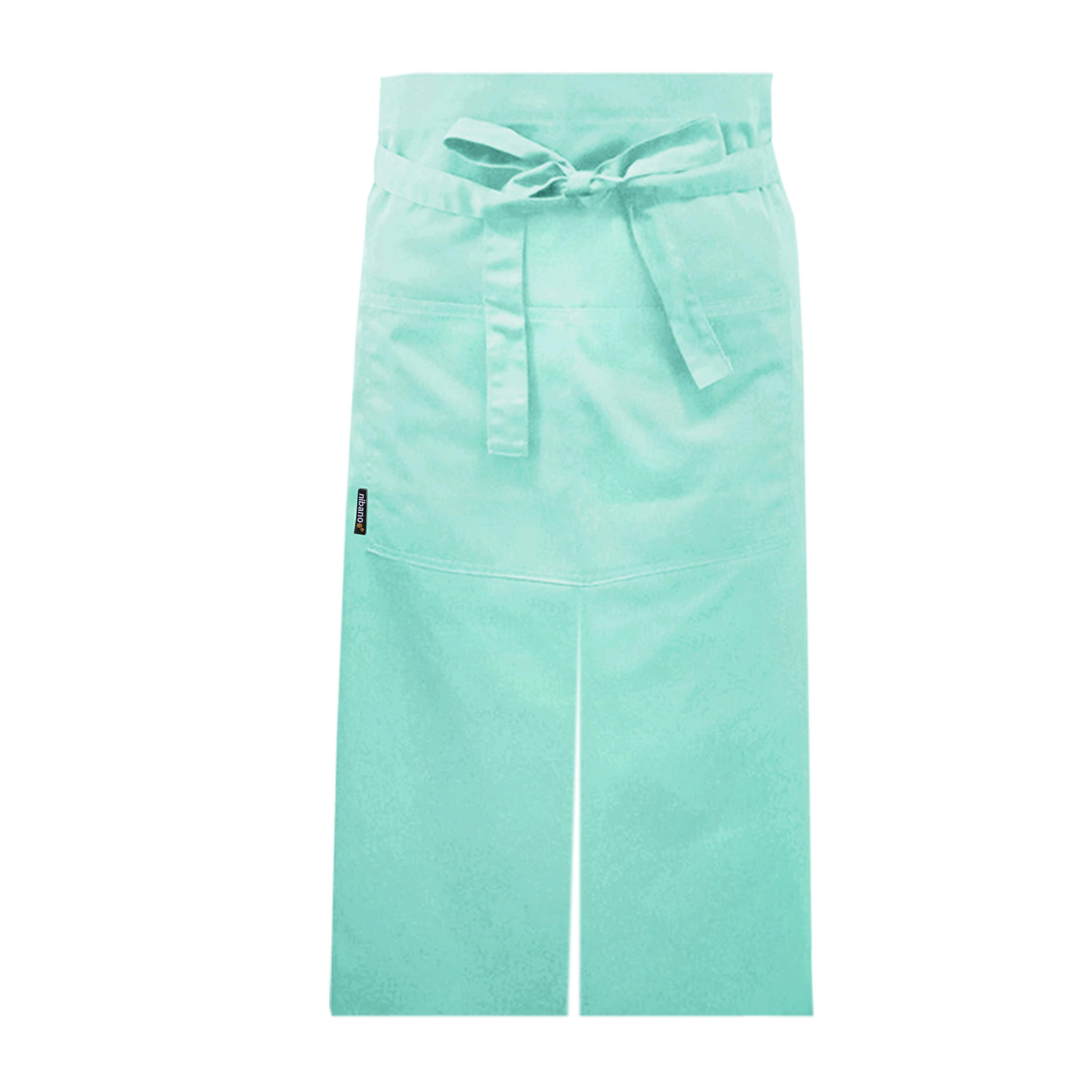 Custom Mint Long Waist Split Leg Apron