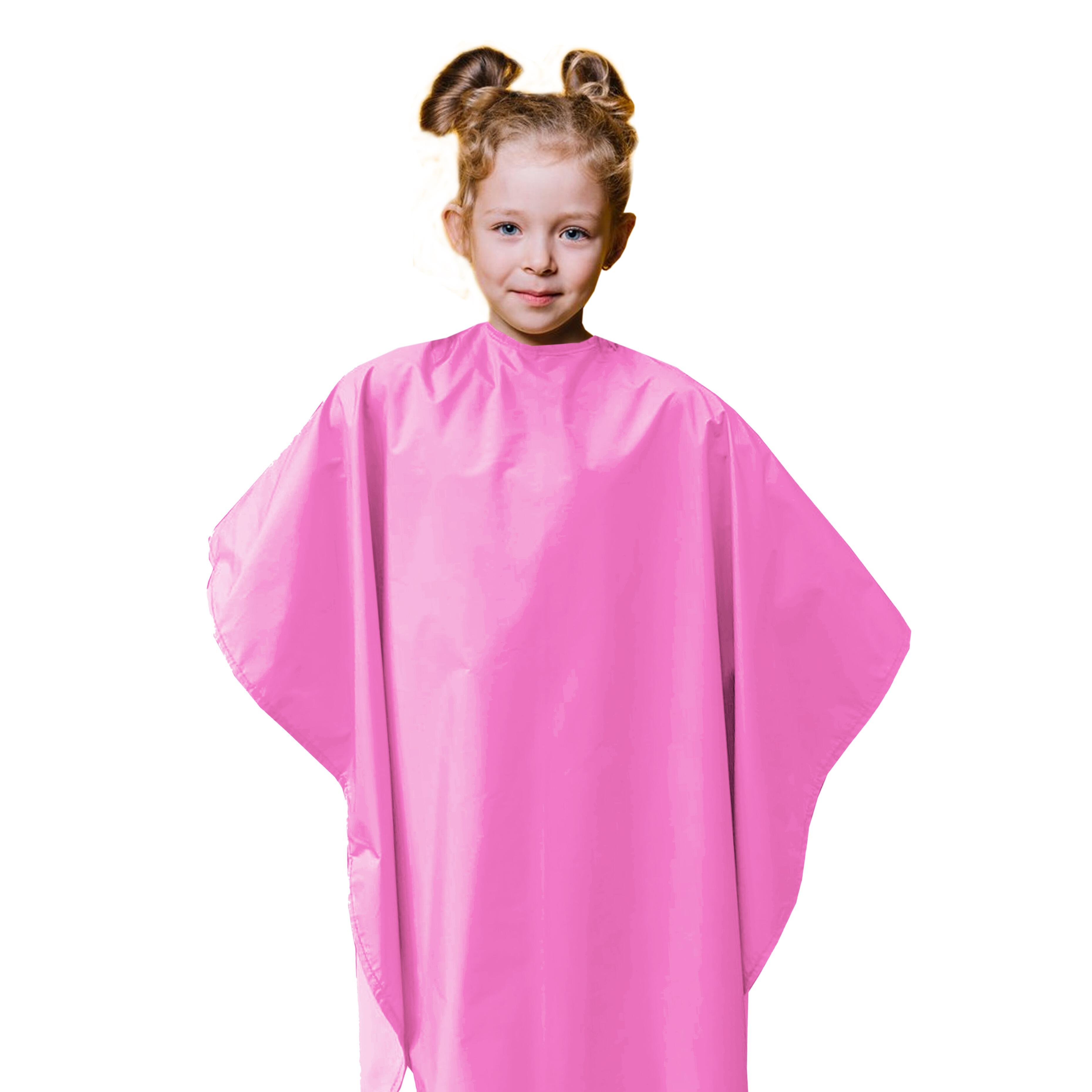 Personalised Kids Hairdressing gown Pink Barbie
