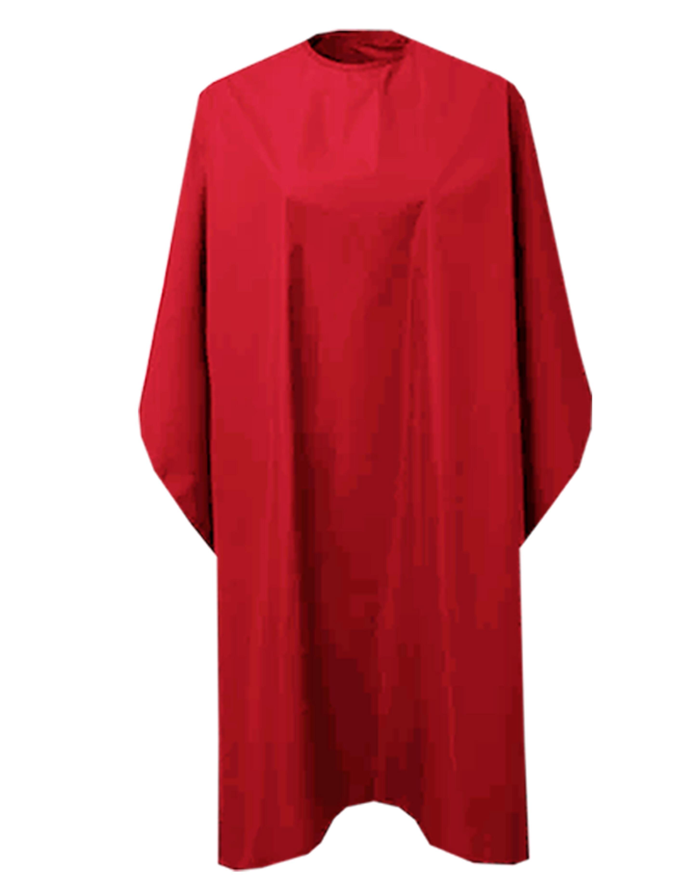 Kids barber cape Red