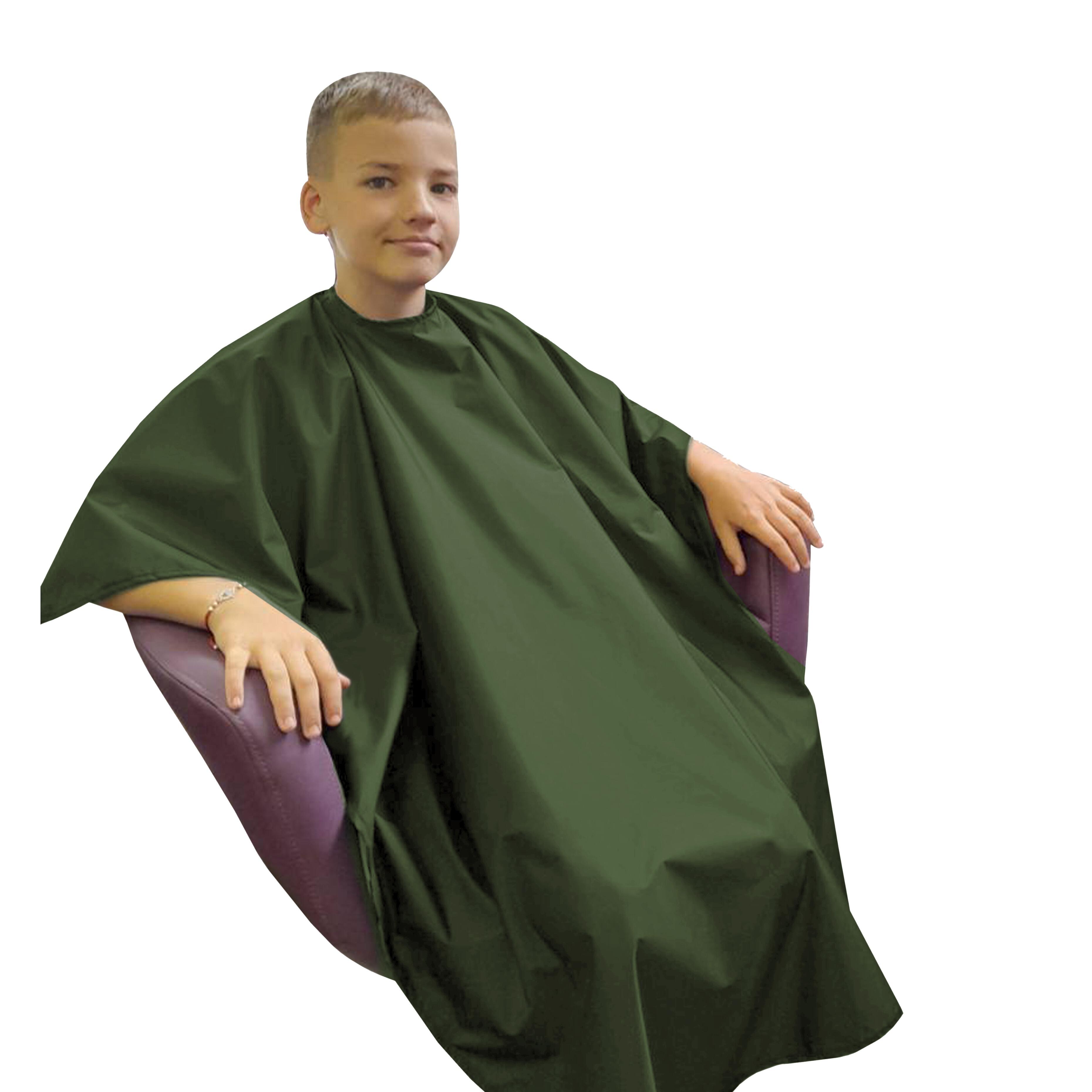 Custom Kids Hairdressing gown Ventage Green