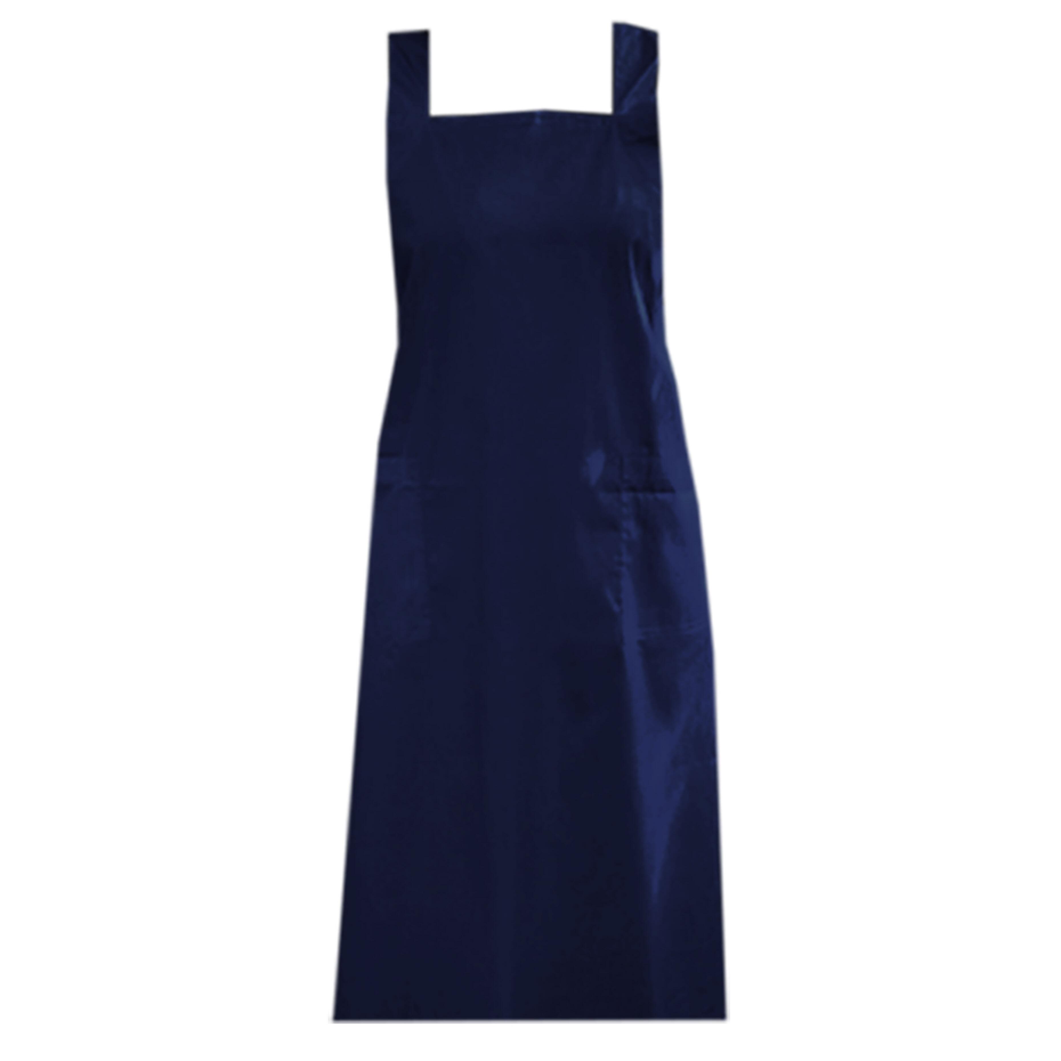 Personalised Cross Back Apron Pockets Navy