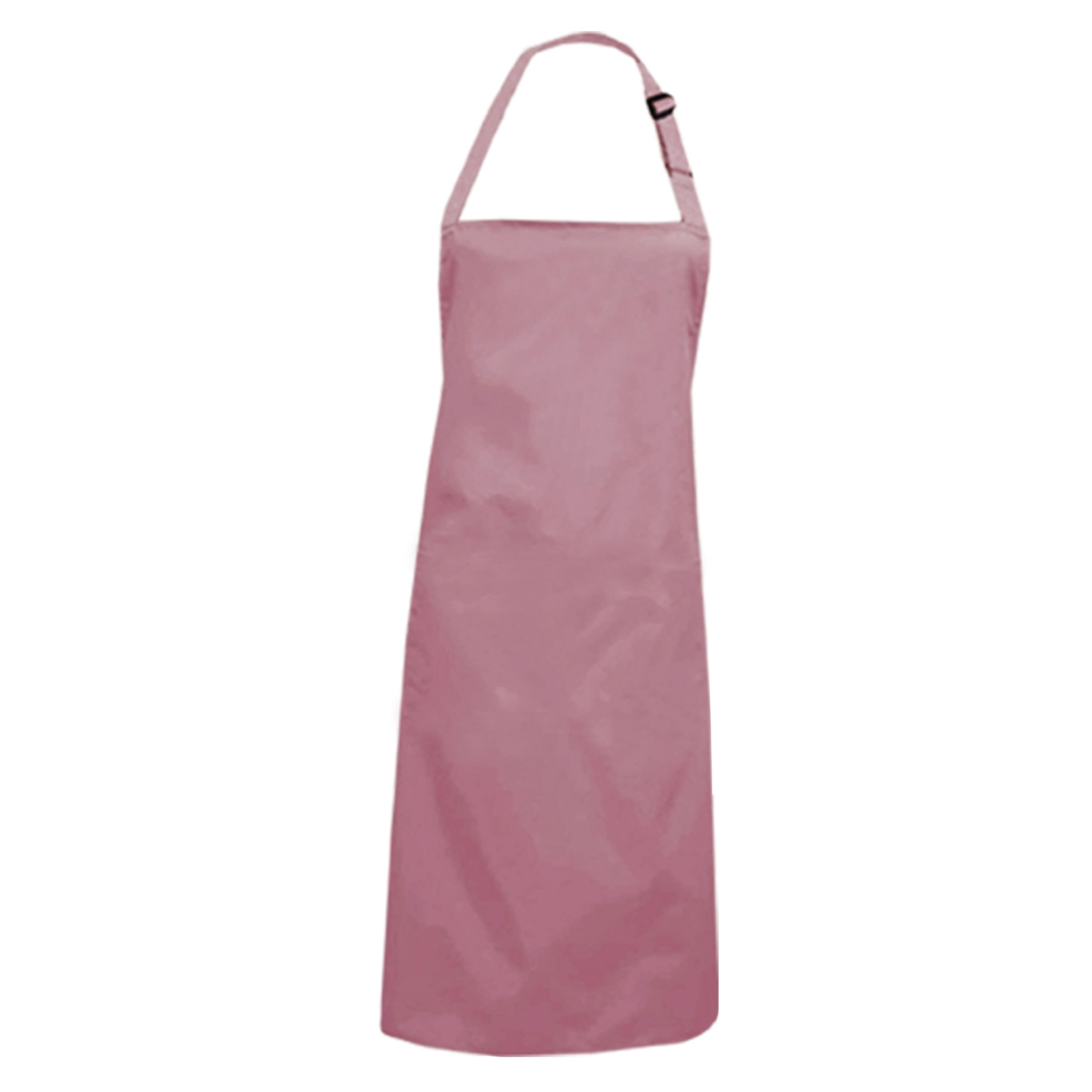 Custom Bib Apron Without Pockets Rose Gold