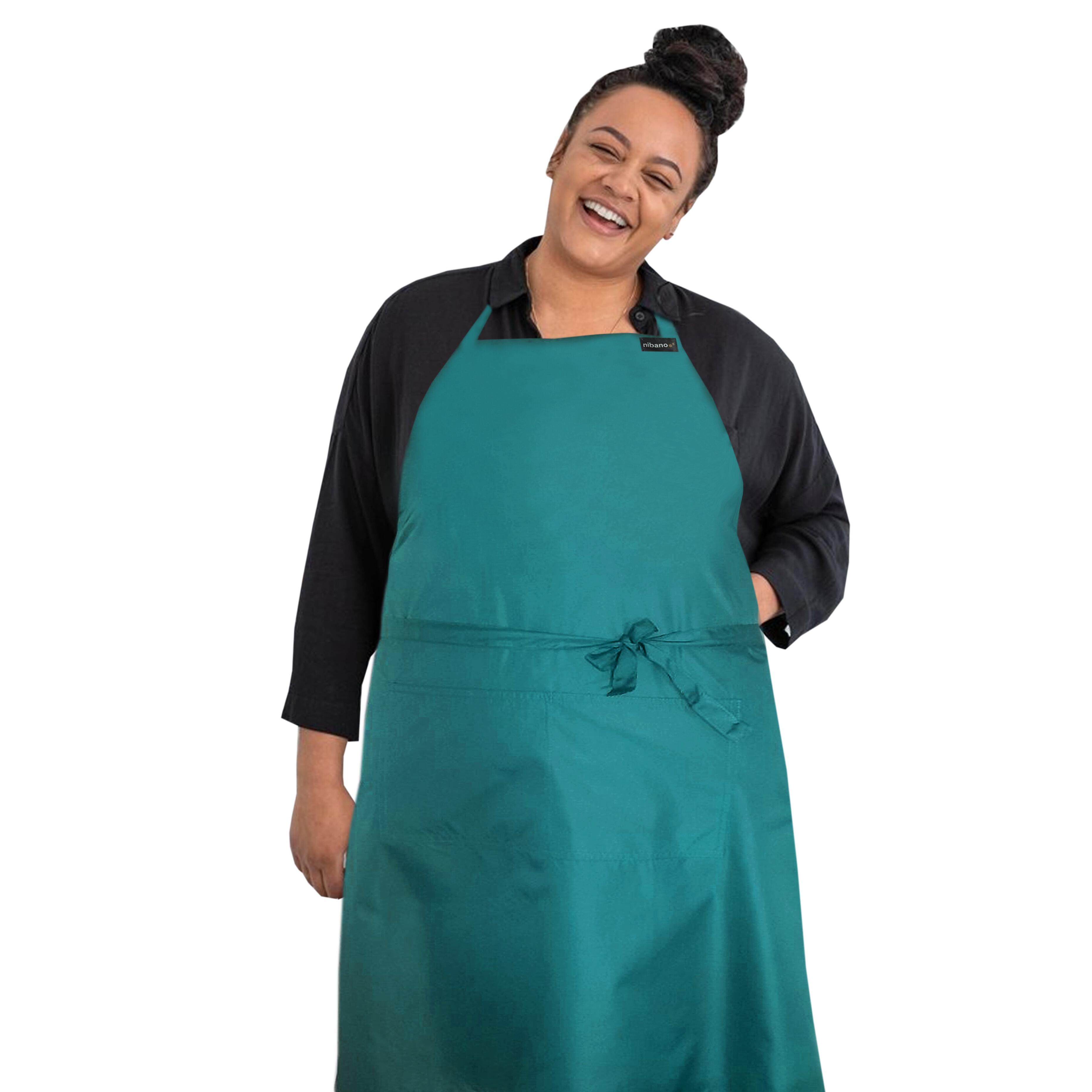 Waterproof Plus size Apron Teal